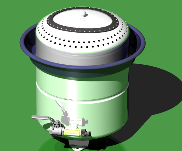 Hydraulic Wine Press Out of a Cheap Surge Tank
