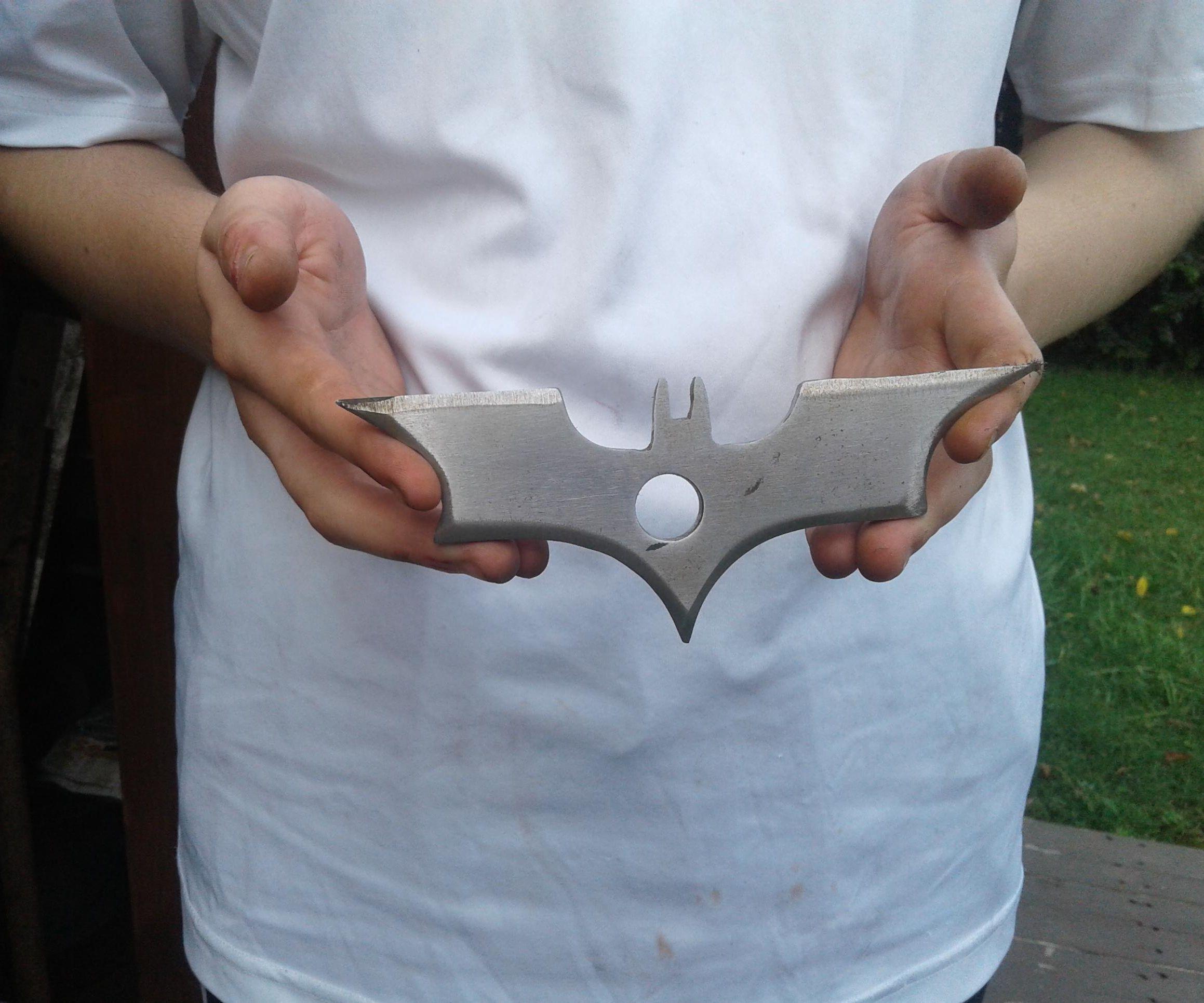 Batarang Out of Lawnmower Blade