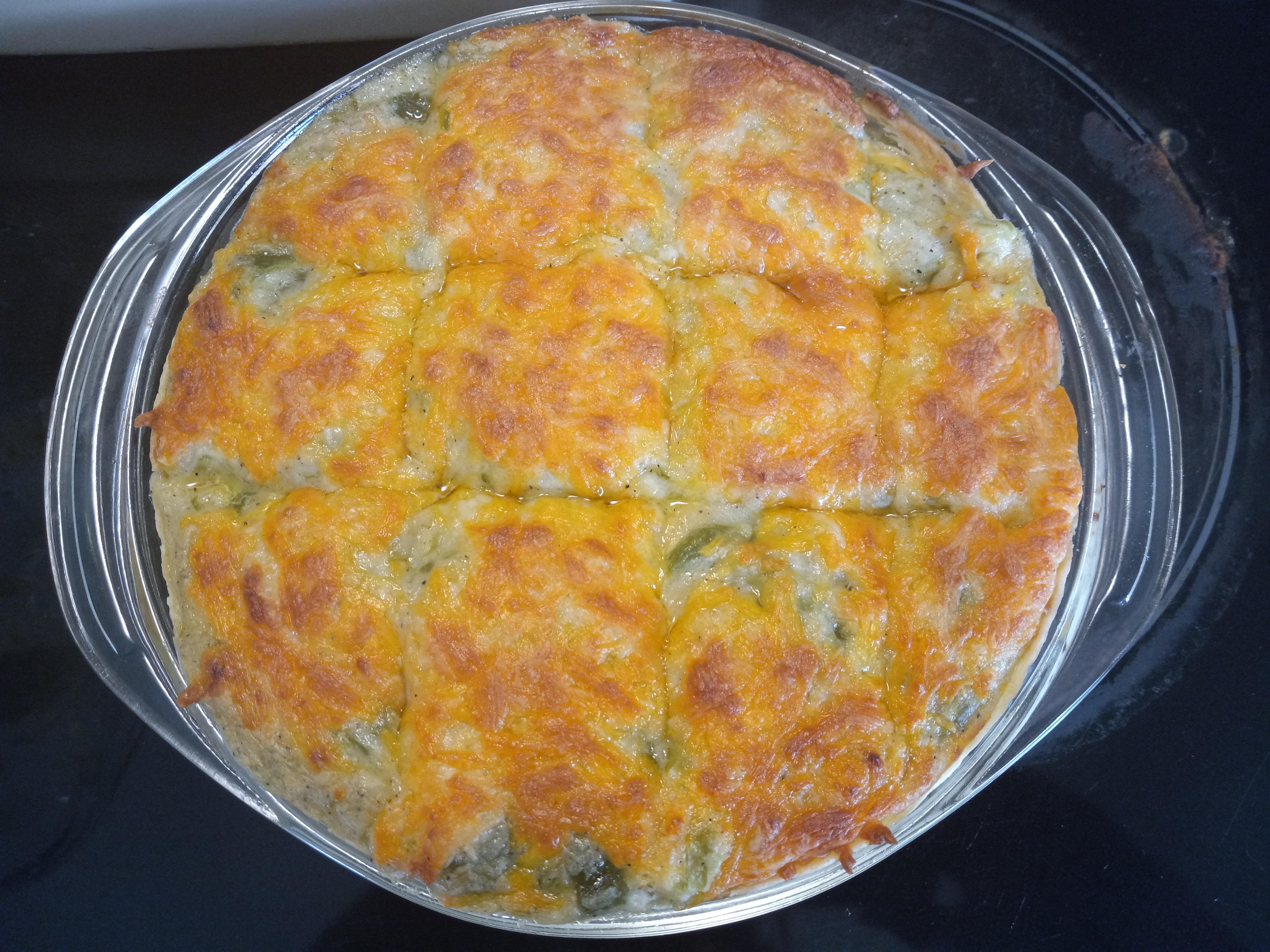 Green Chili Chicken Enchiladas Recipe