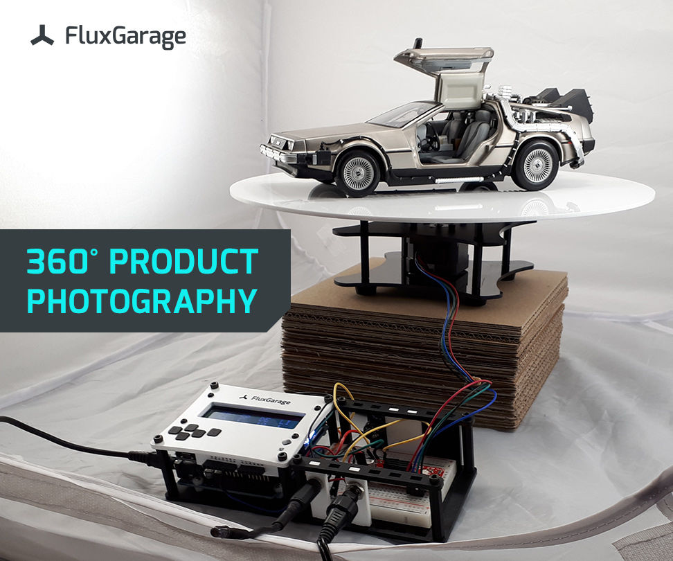 Automated Turntable With Steppermotor