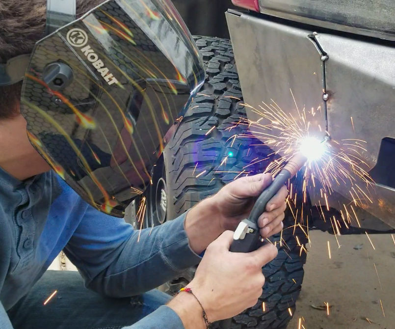 Hardcore Custom Truck Bumper Installation