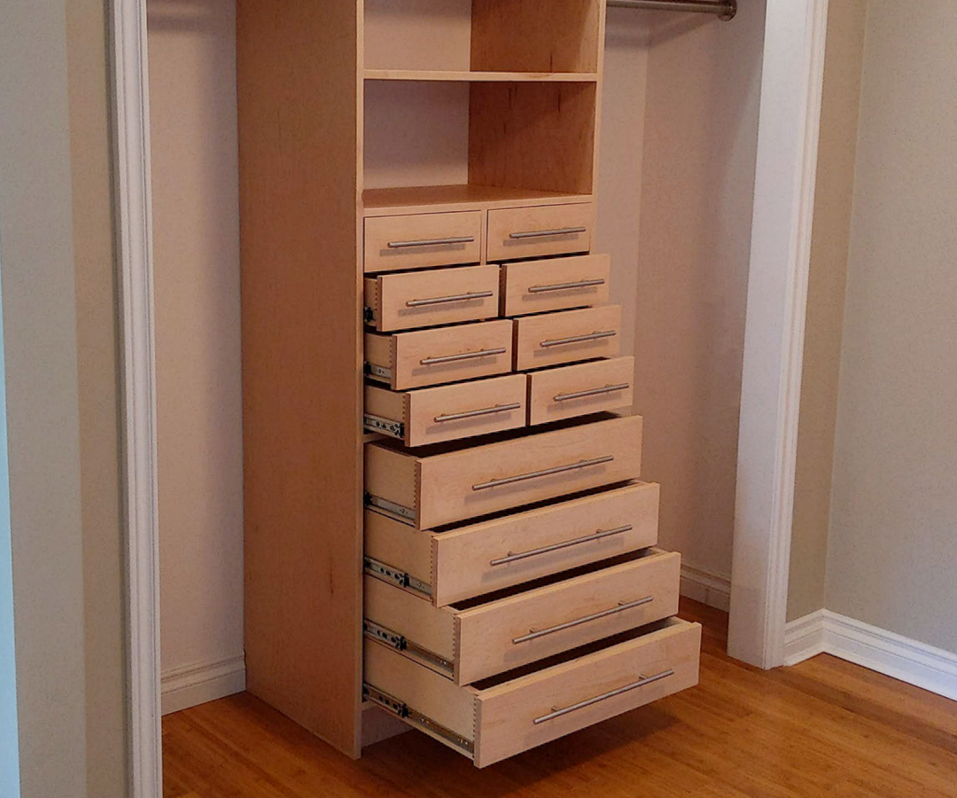 Making and Installing Box Joint Drawers