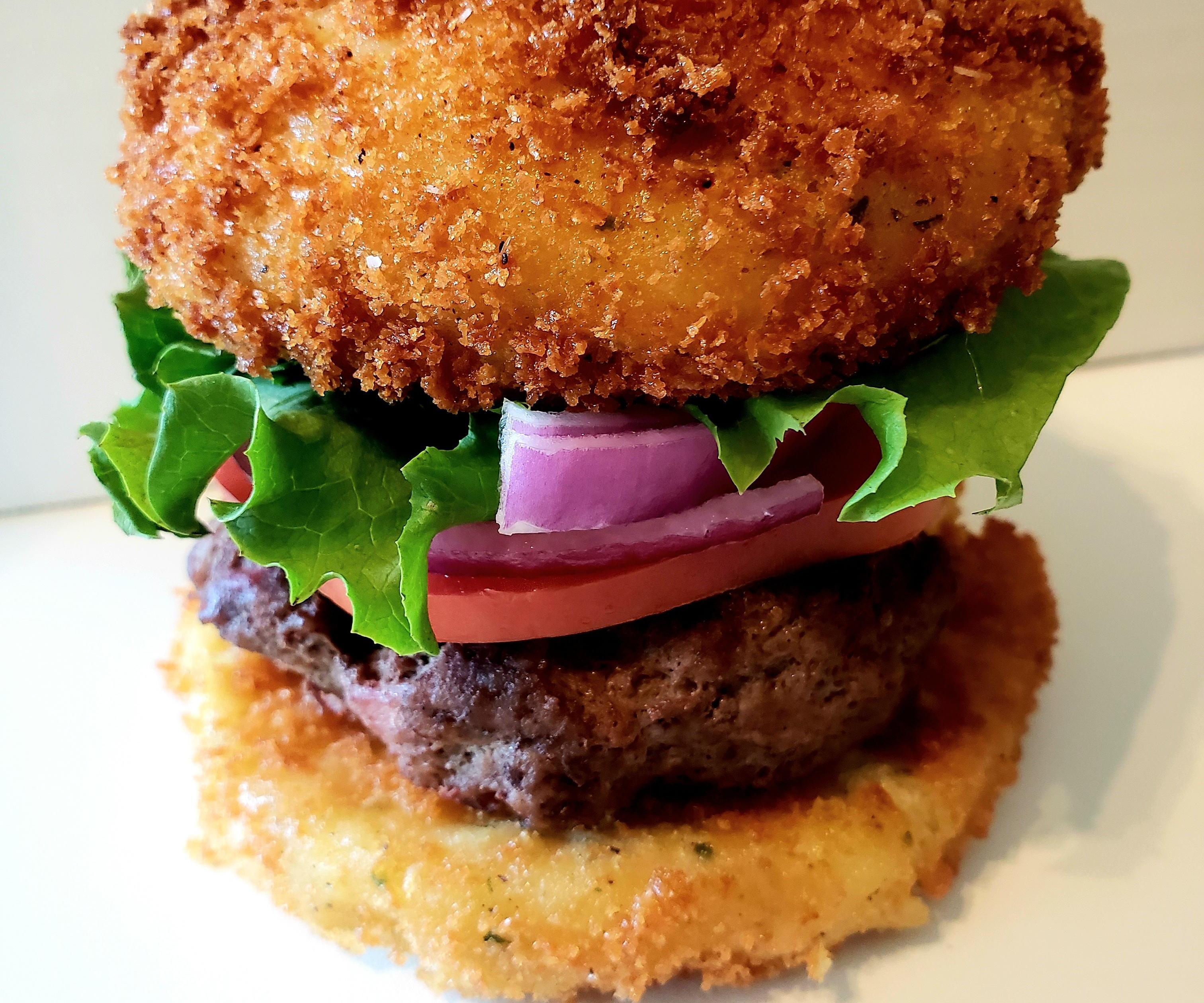 Cheesy Mashed-Potato Burger Buns!