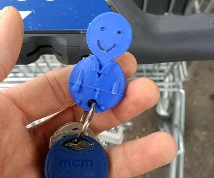 Magnetic Shopping Cart Token