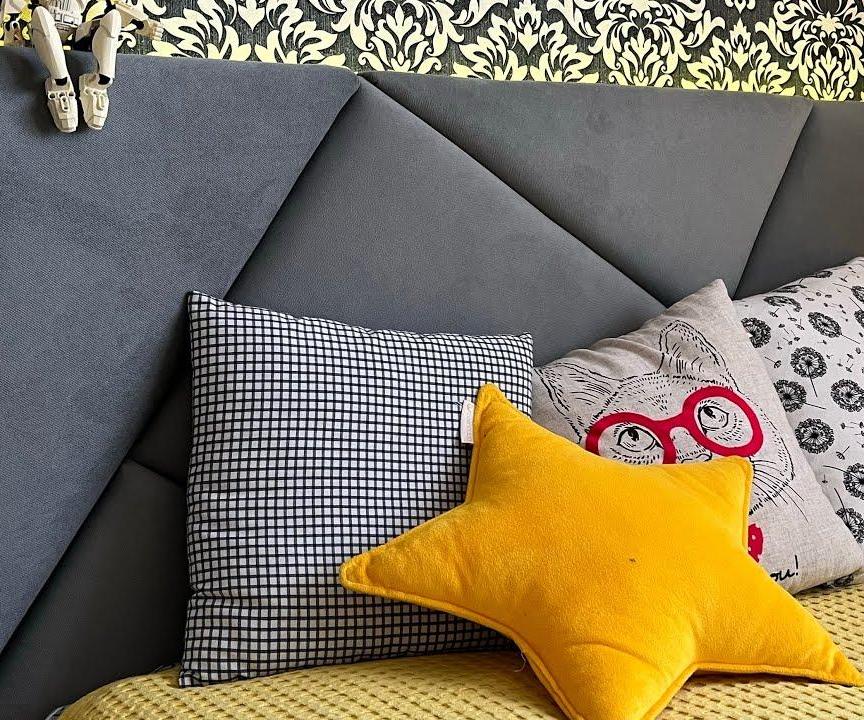 How to Make Soft Сhannel Headboard || DIY Tufted Headboard