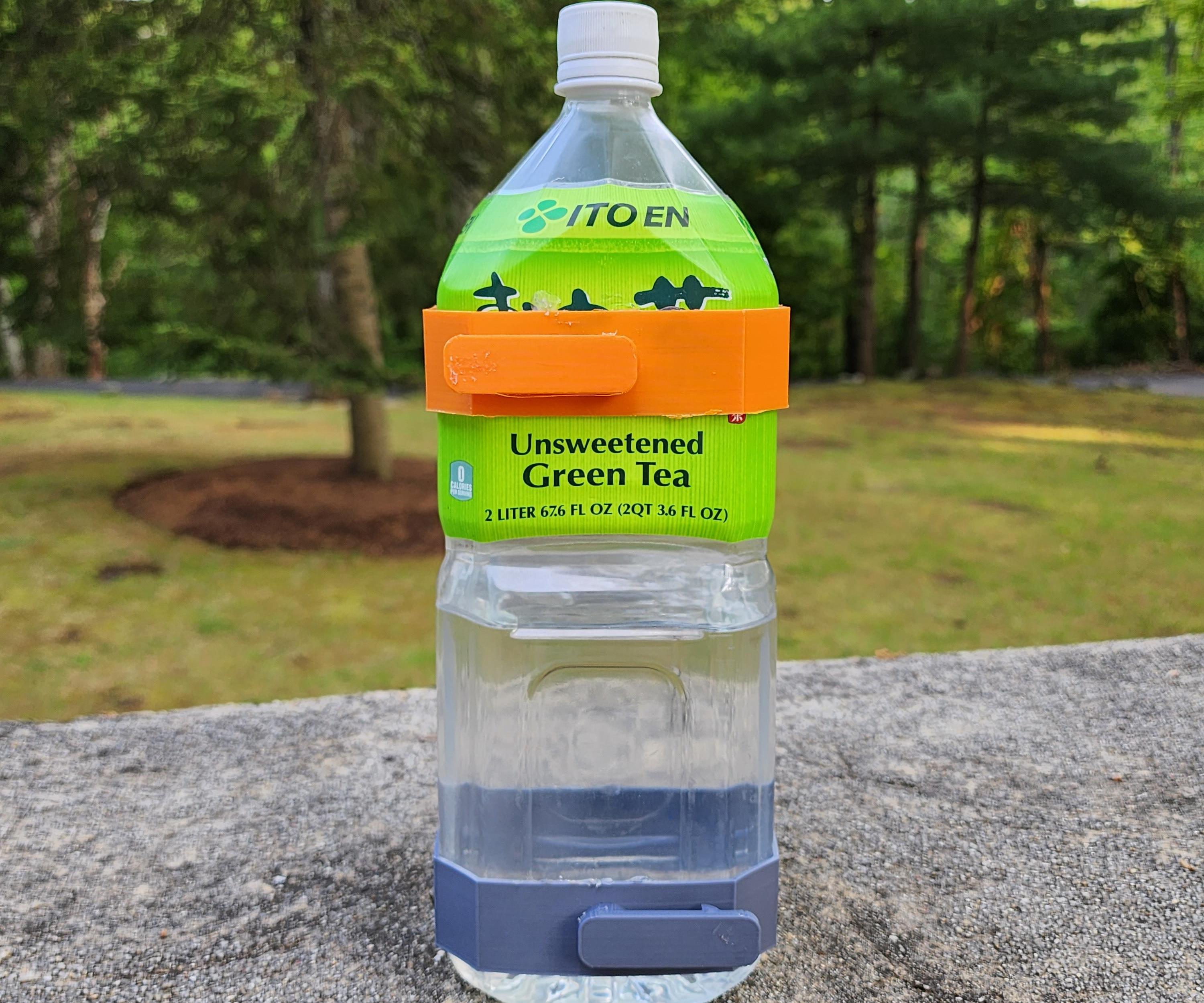 Green Tea Bottle Backpack Mount