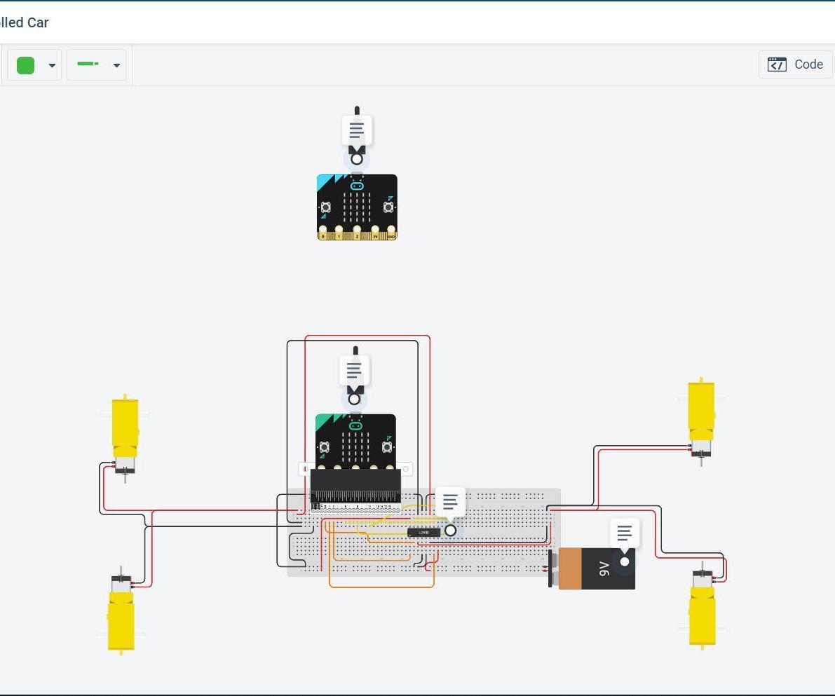 Micro:bit Gesture-Controlled Car