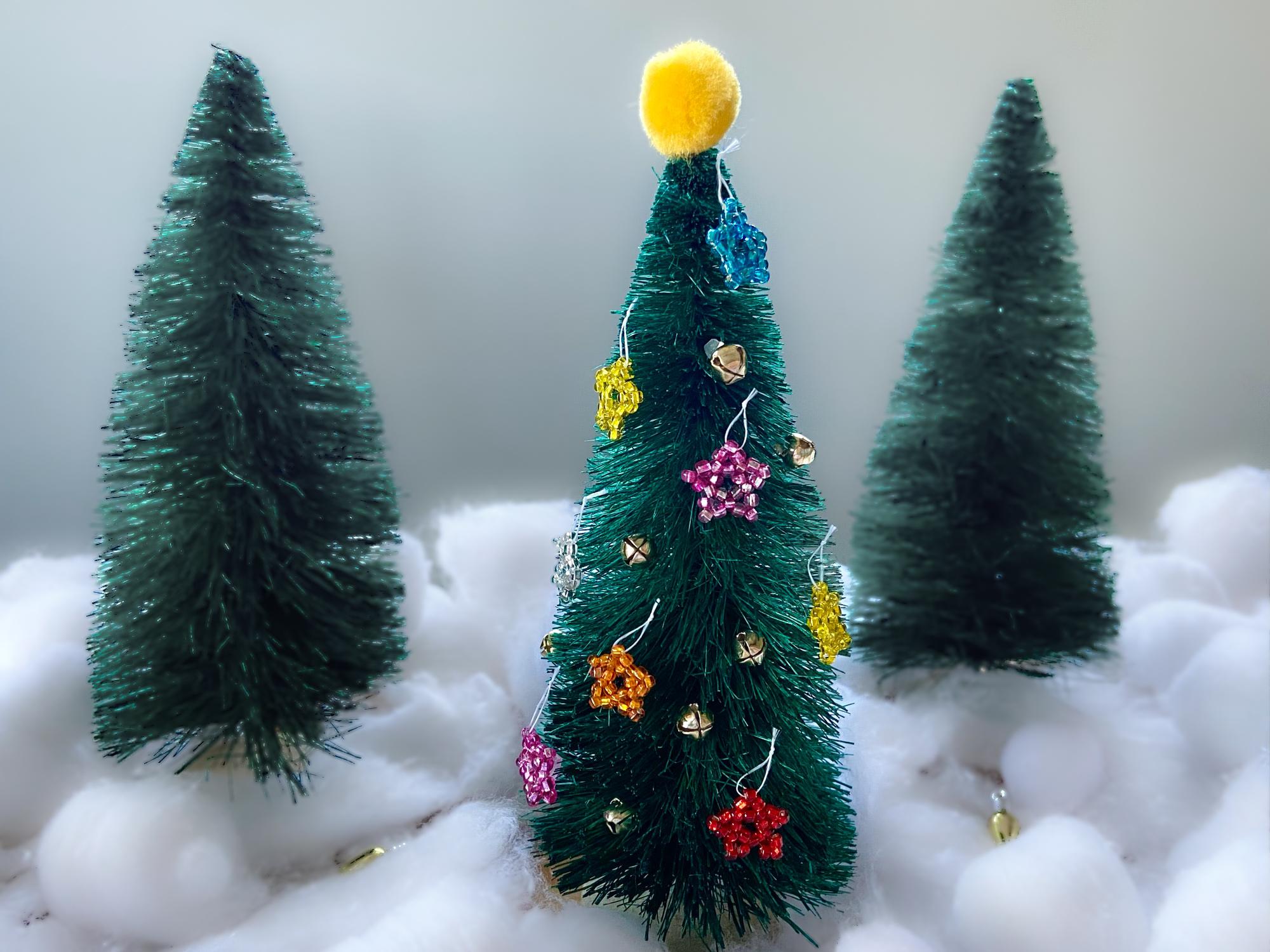 Mini Beaded Star Ornaments