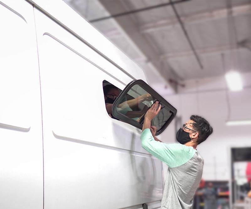 DIY Camper Van Window Install