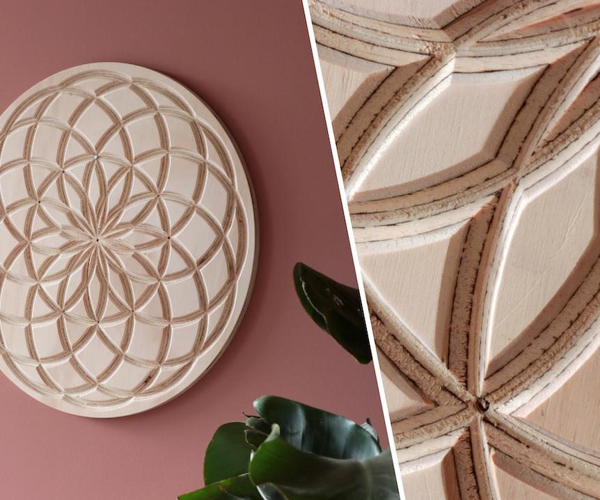 Plywood Mandala Carving Without CNC Machine