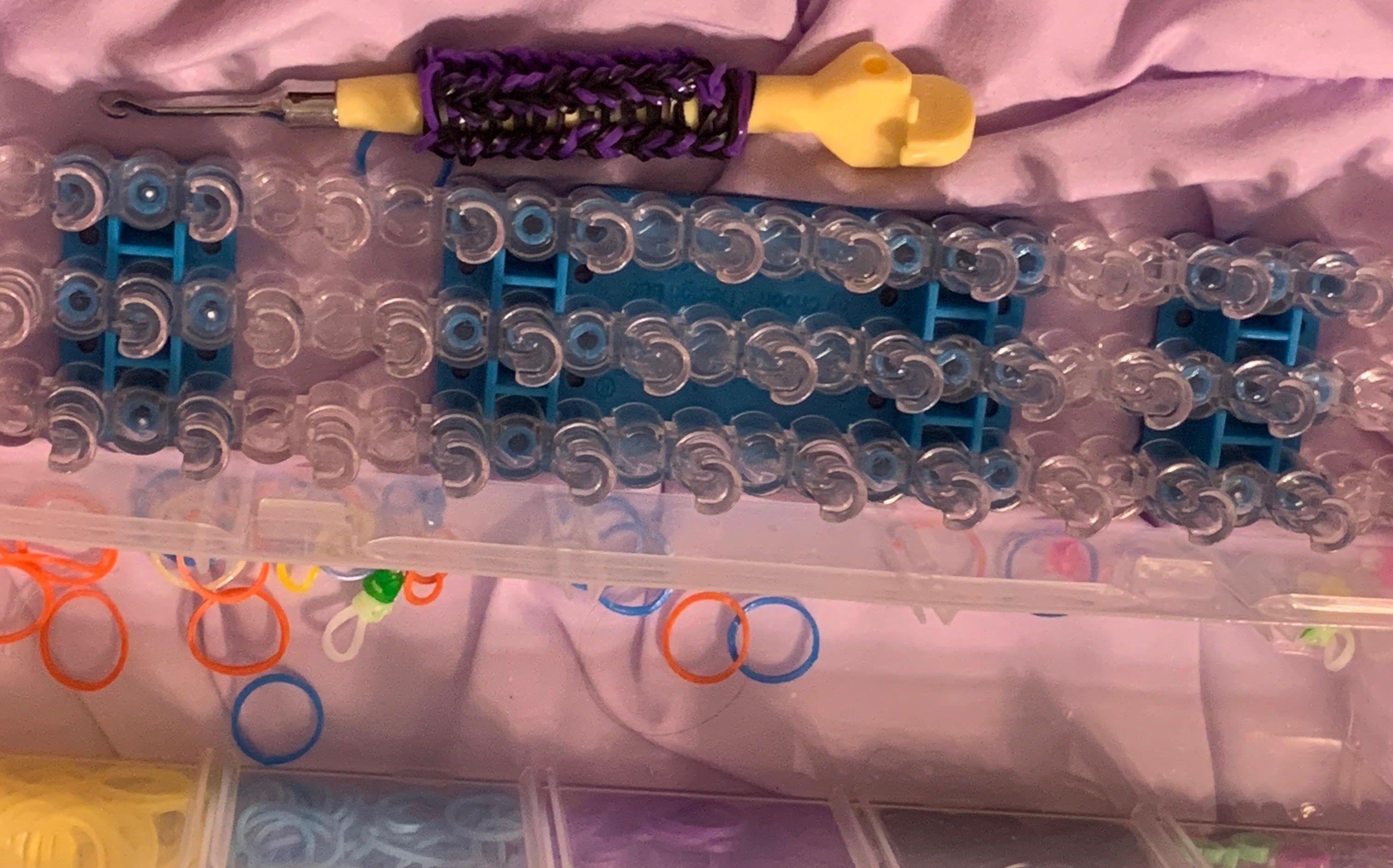 Geometry Dash Rainbow Loom Bracelet