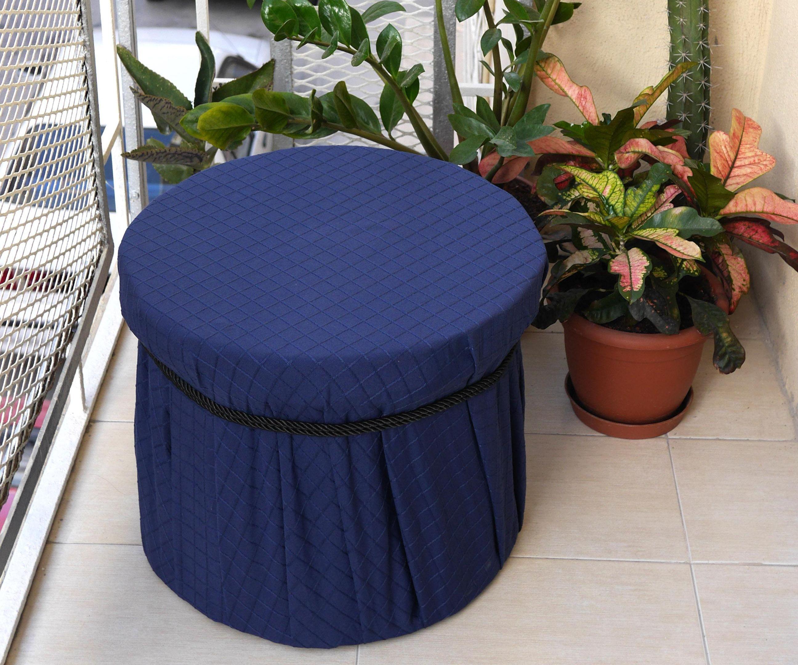DYI Comfy Upcycled Plastic Bottle Stool