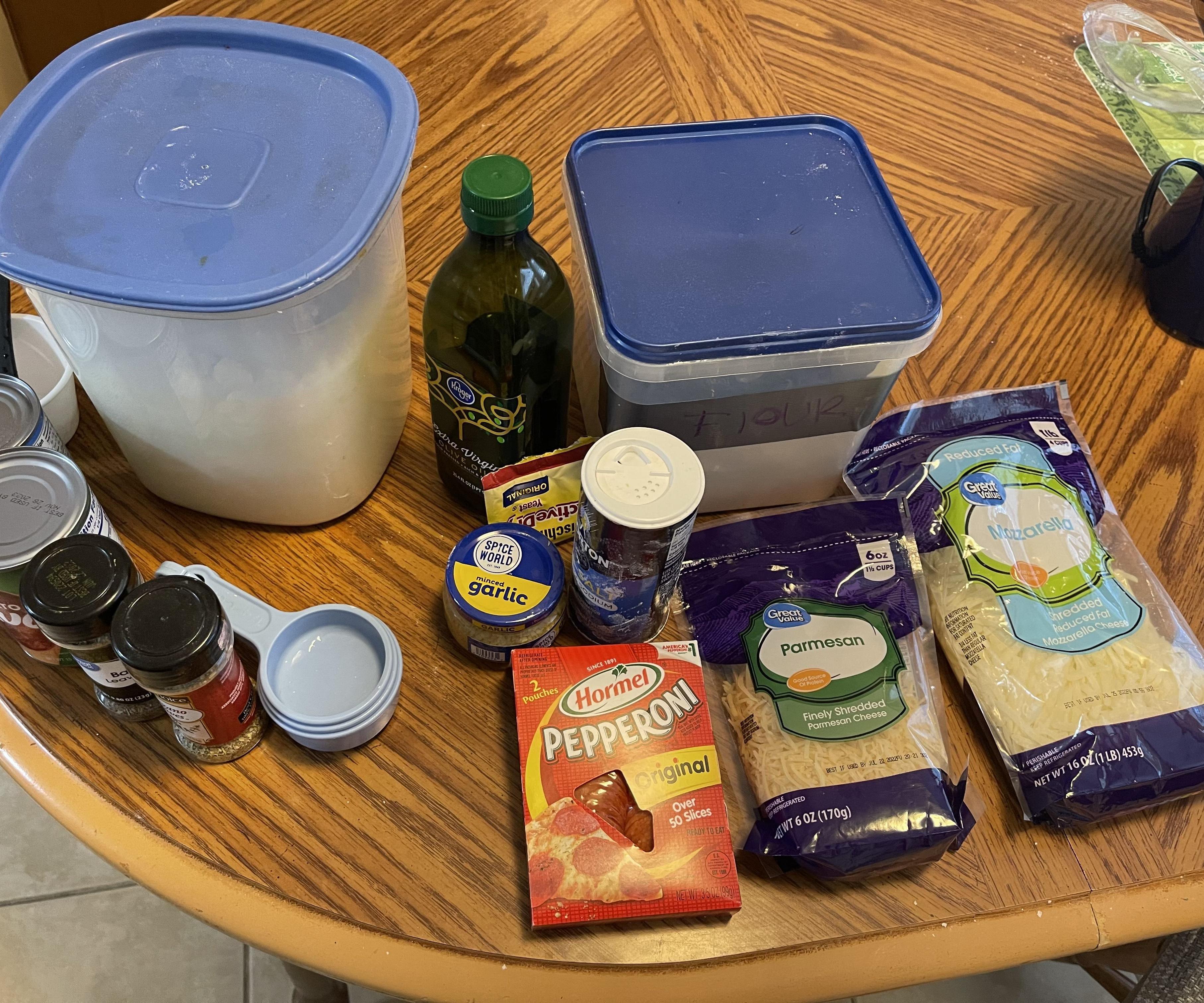 Homemade Pepperoni Pizza