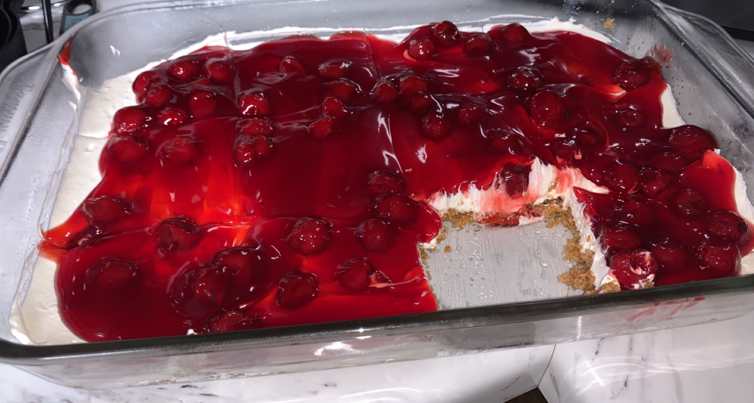 No-Bake Cherry Cheesecake
