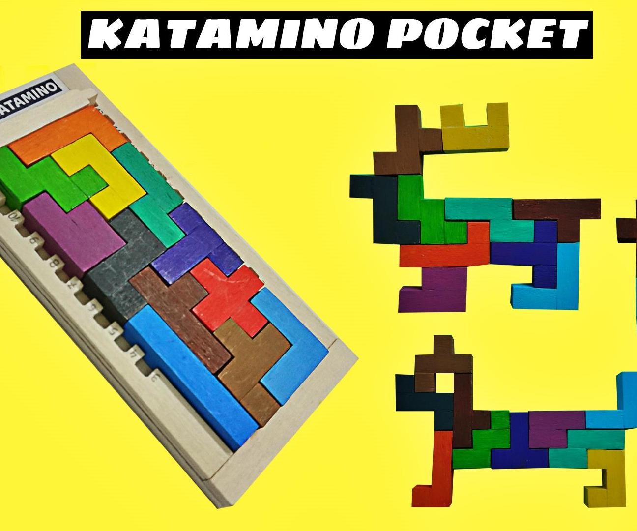 DIY KATAMINO POCKET- PUZZLE BOARD GAME From Popsicle Sticks