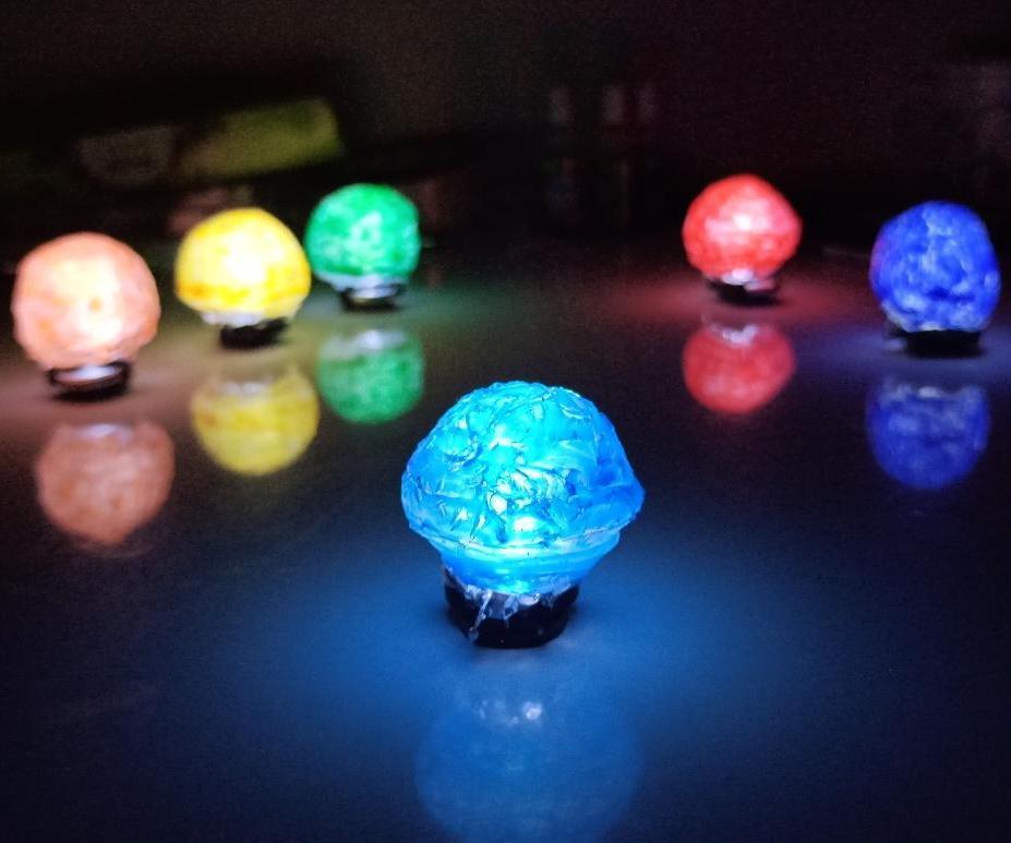 Infinity Stones - Easy DIY Using Hot Glue Gun & Led's