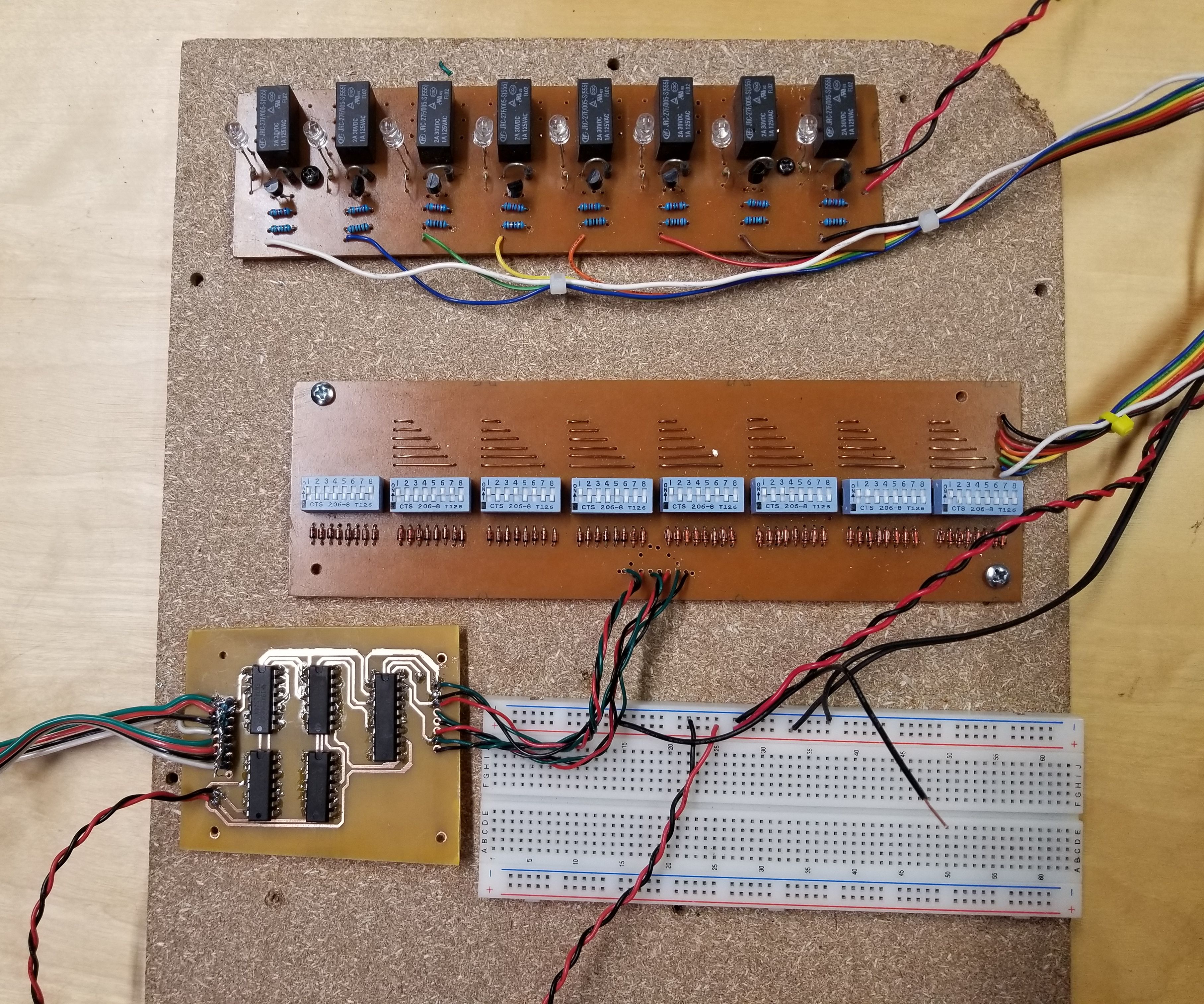 Programmable True Bypass Guitar Effect Looper Station Using Dip Switches