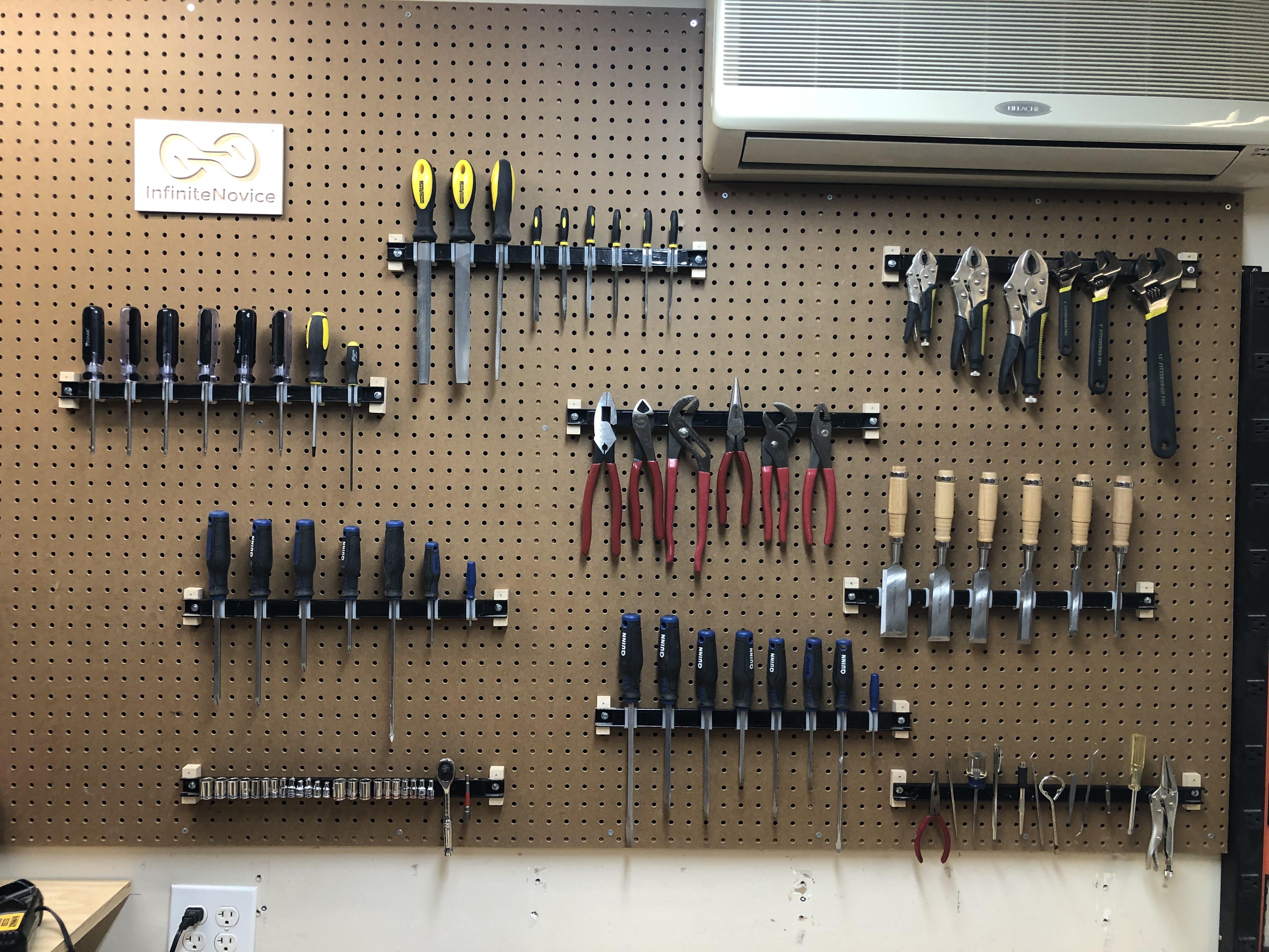 Pegboard Tool Holders