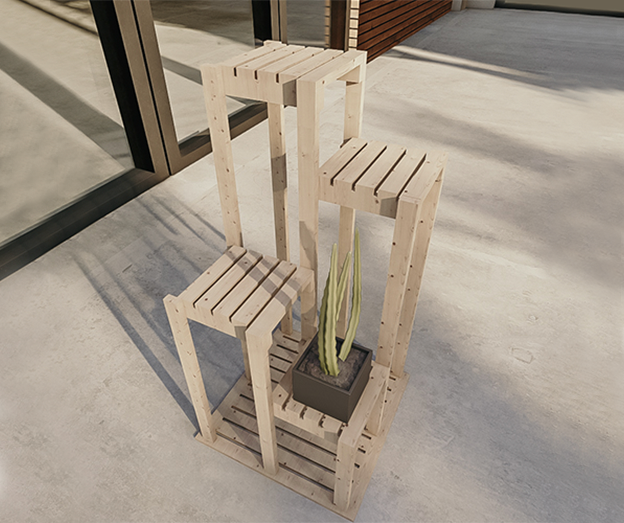 #DIY How to Make a Plant Shelf