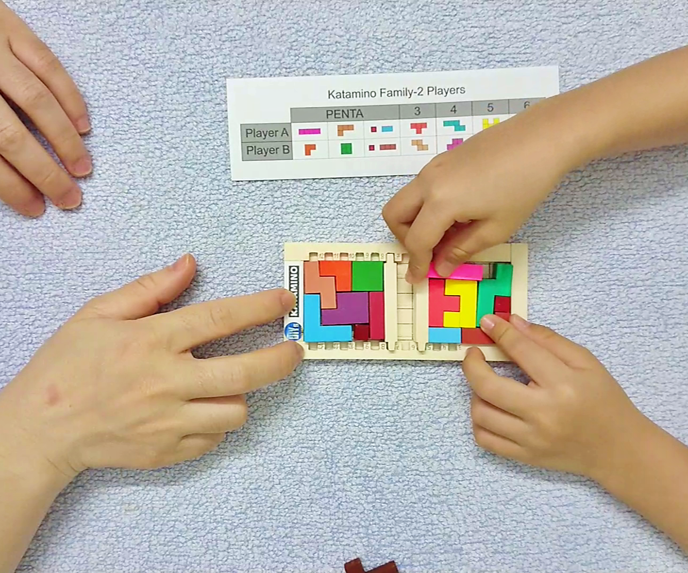 I Turn KATAMINO POCKET Into KATAMINO FAMILY 2 Players