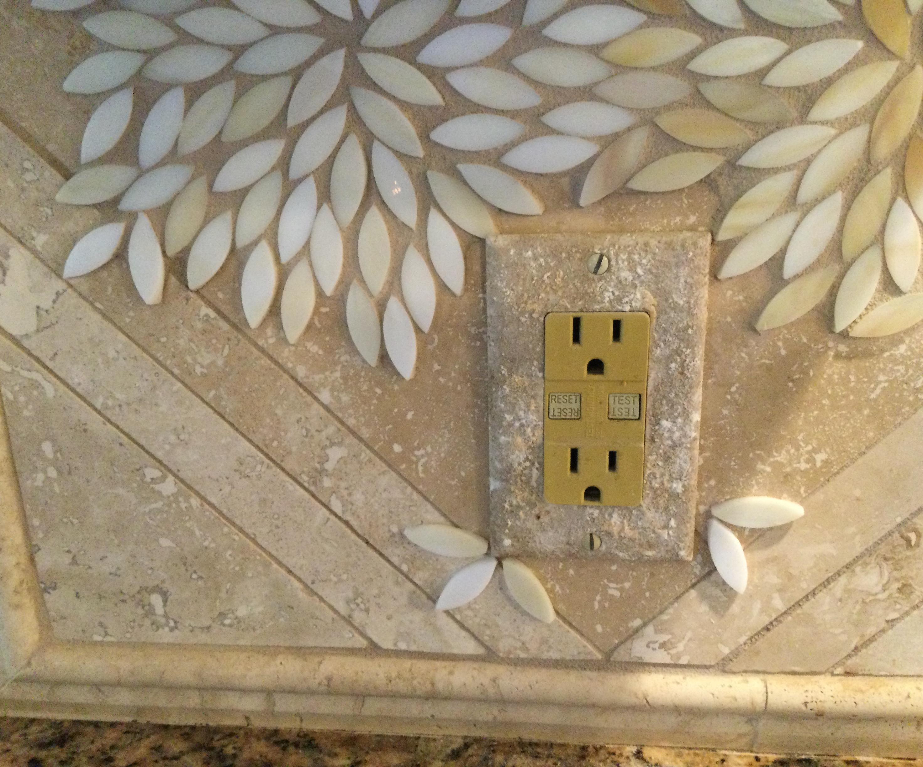 Customizing Switch Plates and Outlet Covers to Match Your Stone Tile