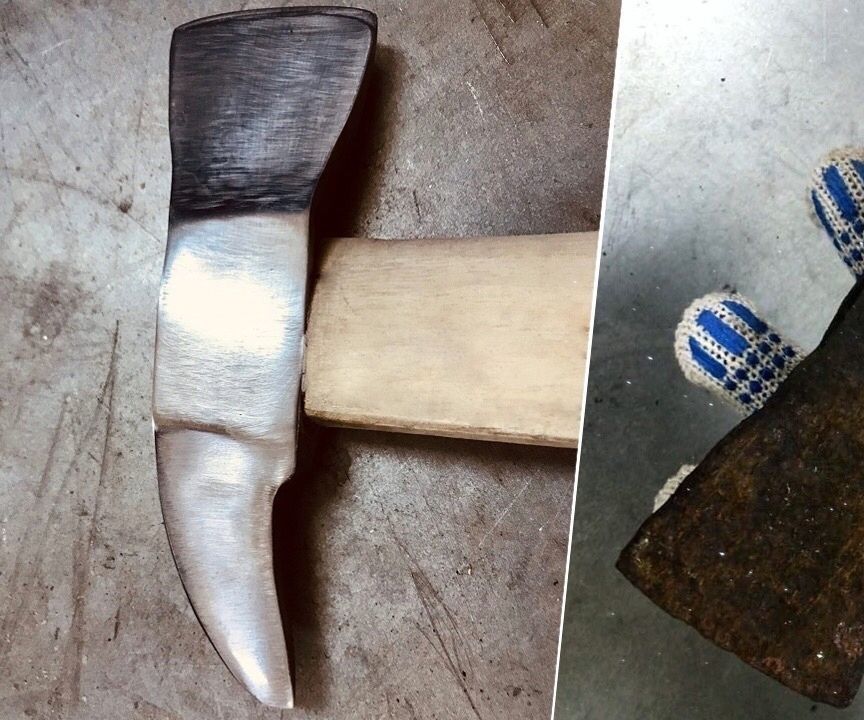 Rusty Fire Axe Restoration