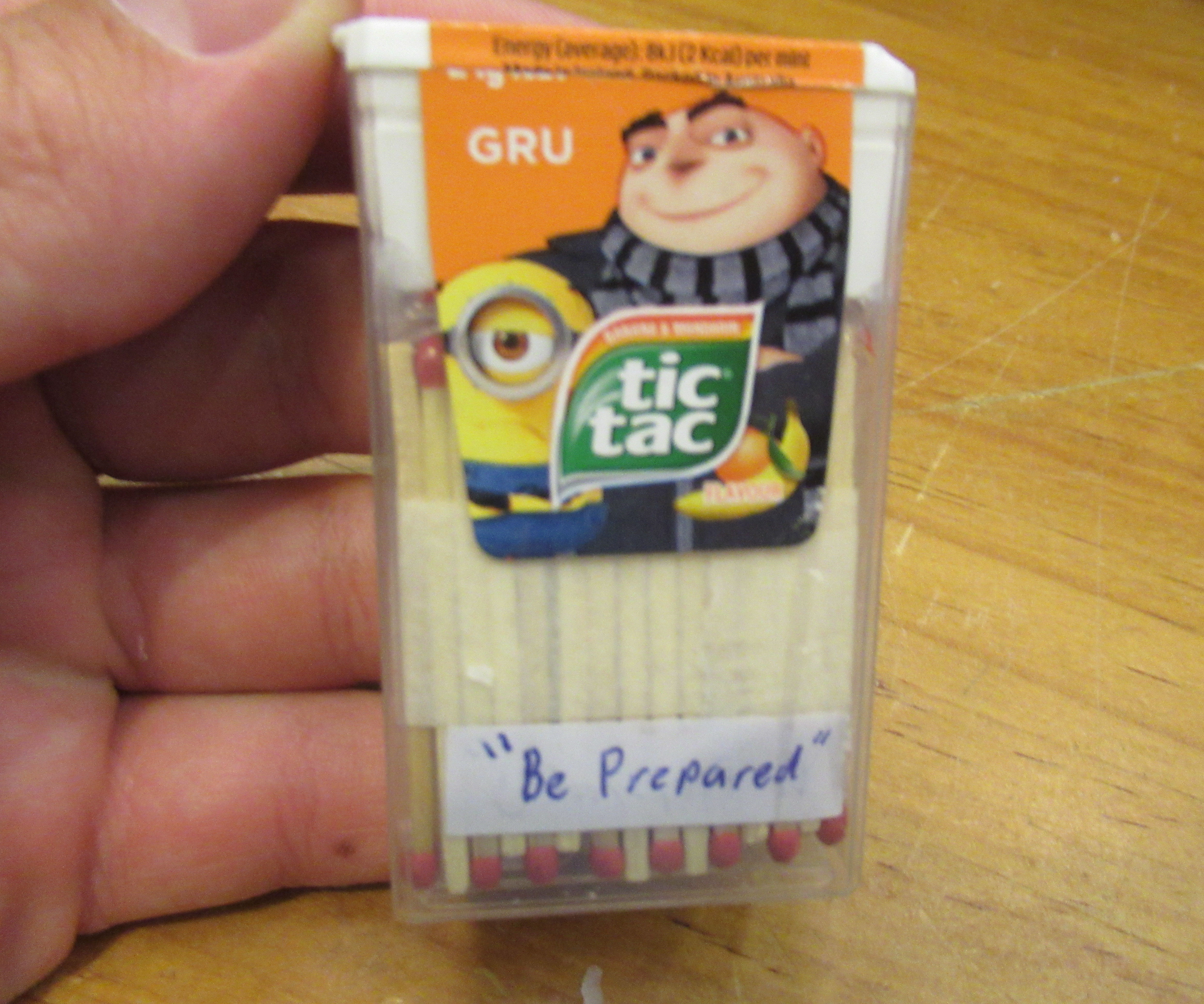 Mini Survival Kit in a Tick-tack Box