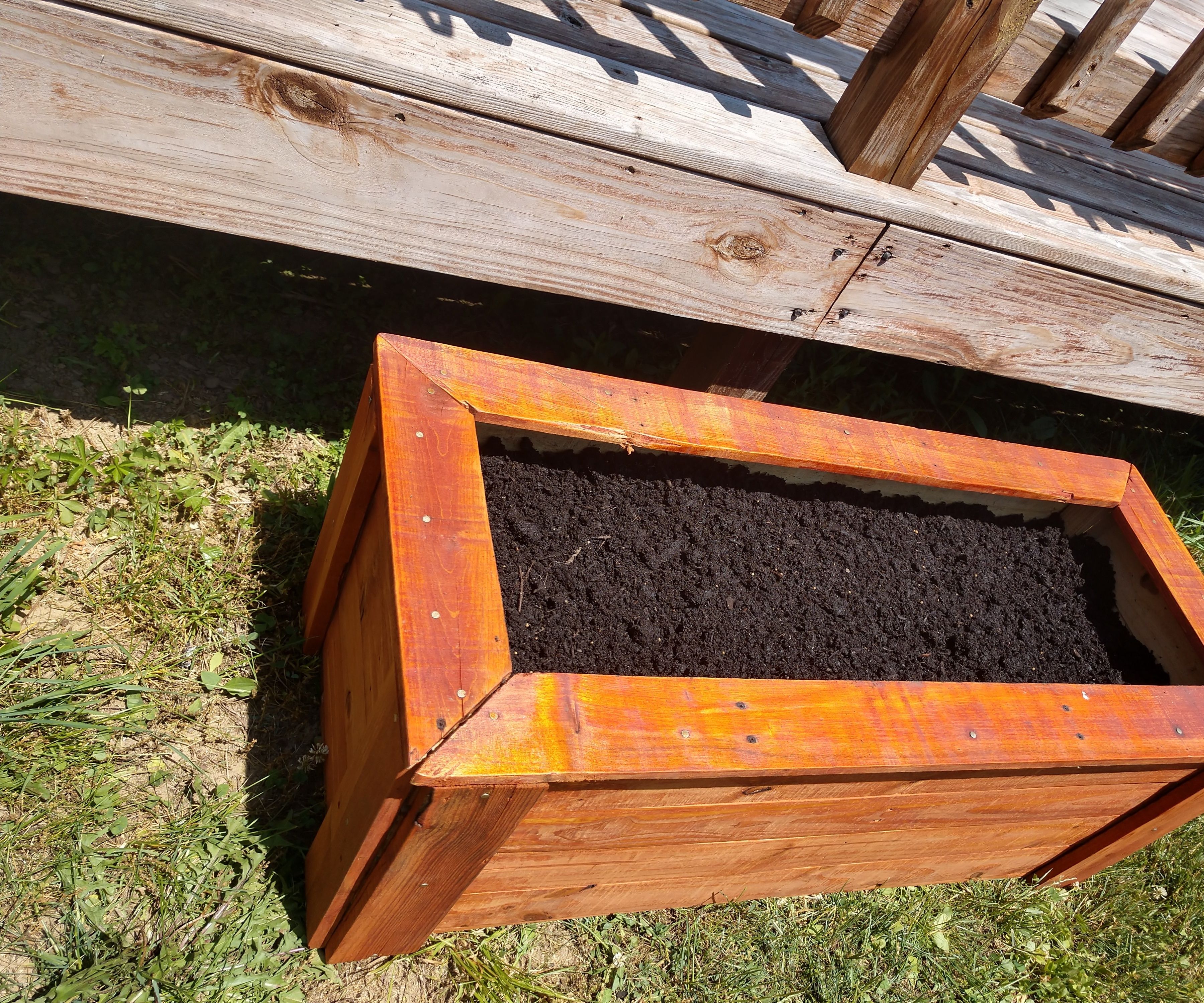 Raised Flower Box (Pallet Wood)
