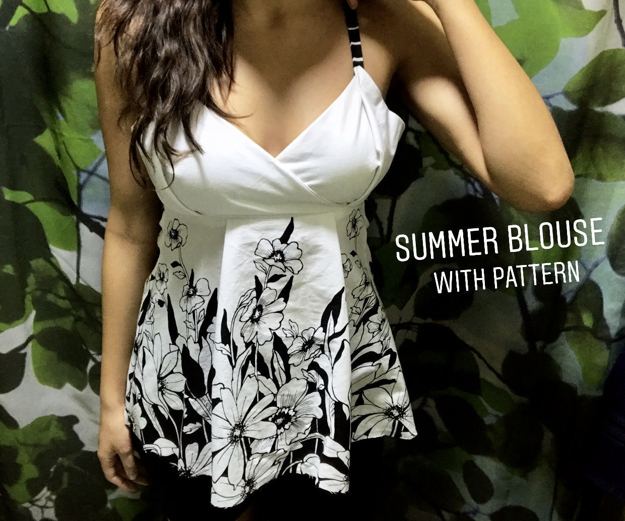 Summer Blouse With Pattern