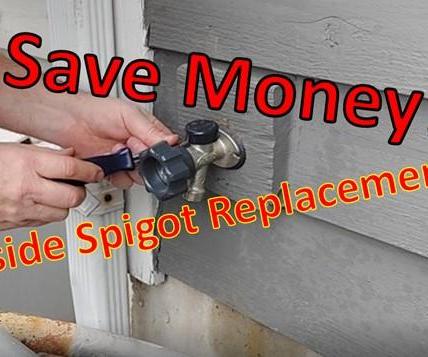Replacing an Outside Water Valve How to Put in a New Spigot on Your House Easy Save Money