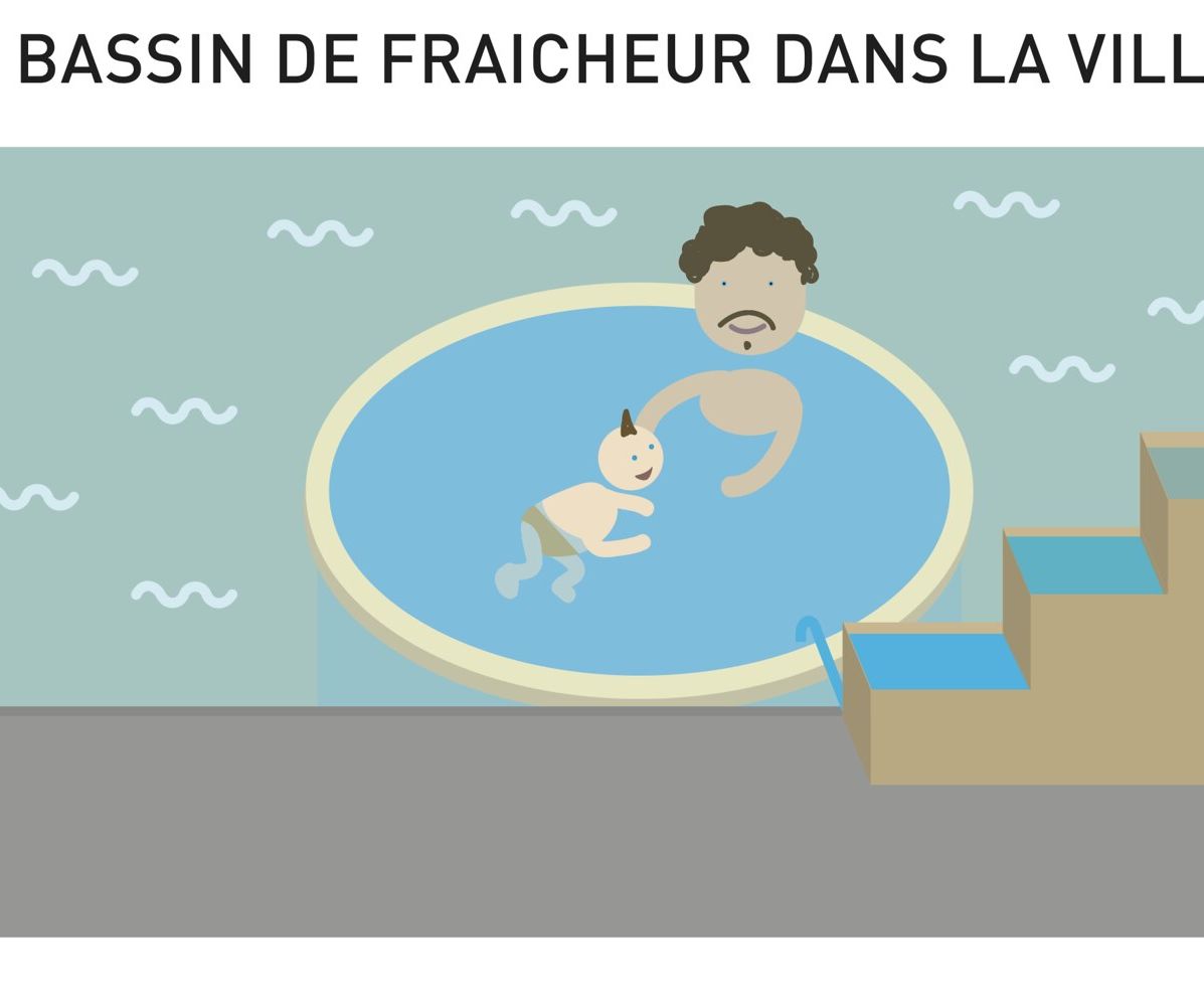 "Ce Rêve Bleu", Un Bassin Flottant D'eau Purifiée