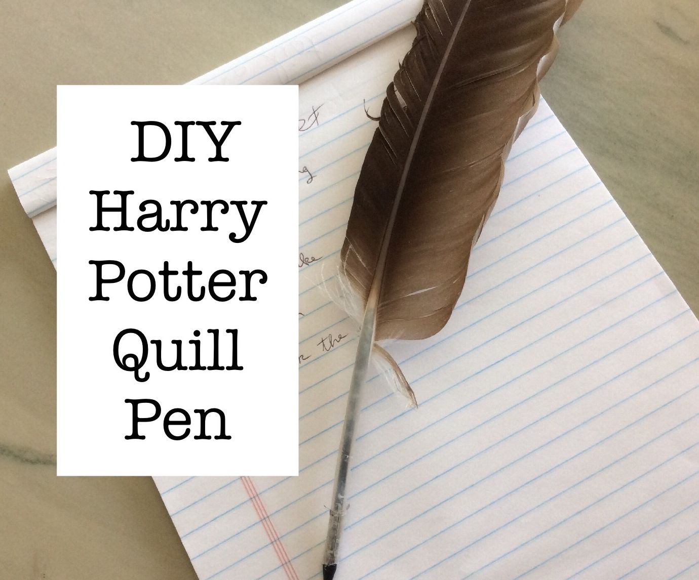 Handmade Harry Potter Quill Pen 2 Ways