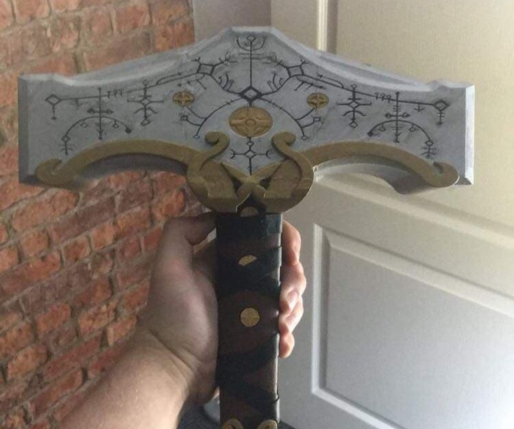 Mjolnir Hammer - God of War Version