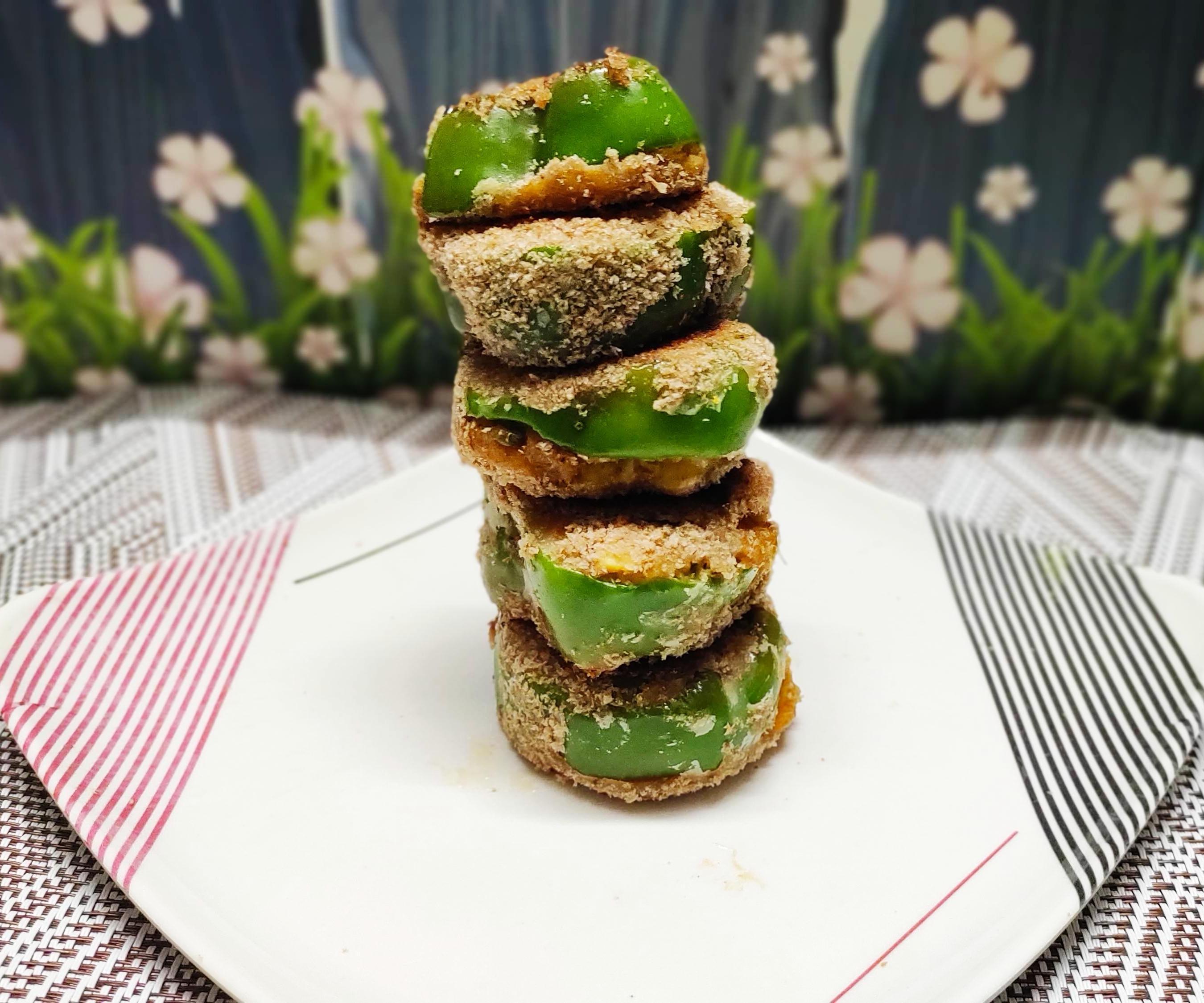  Stuffed Capsicum Cutlet