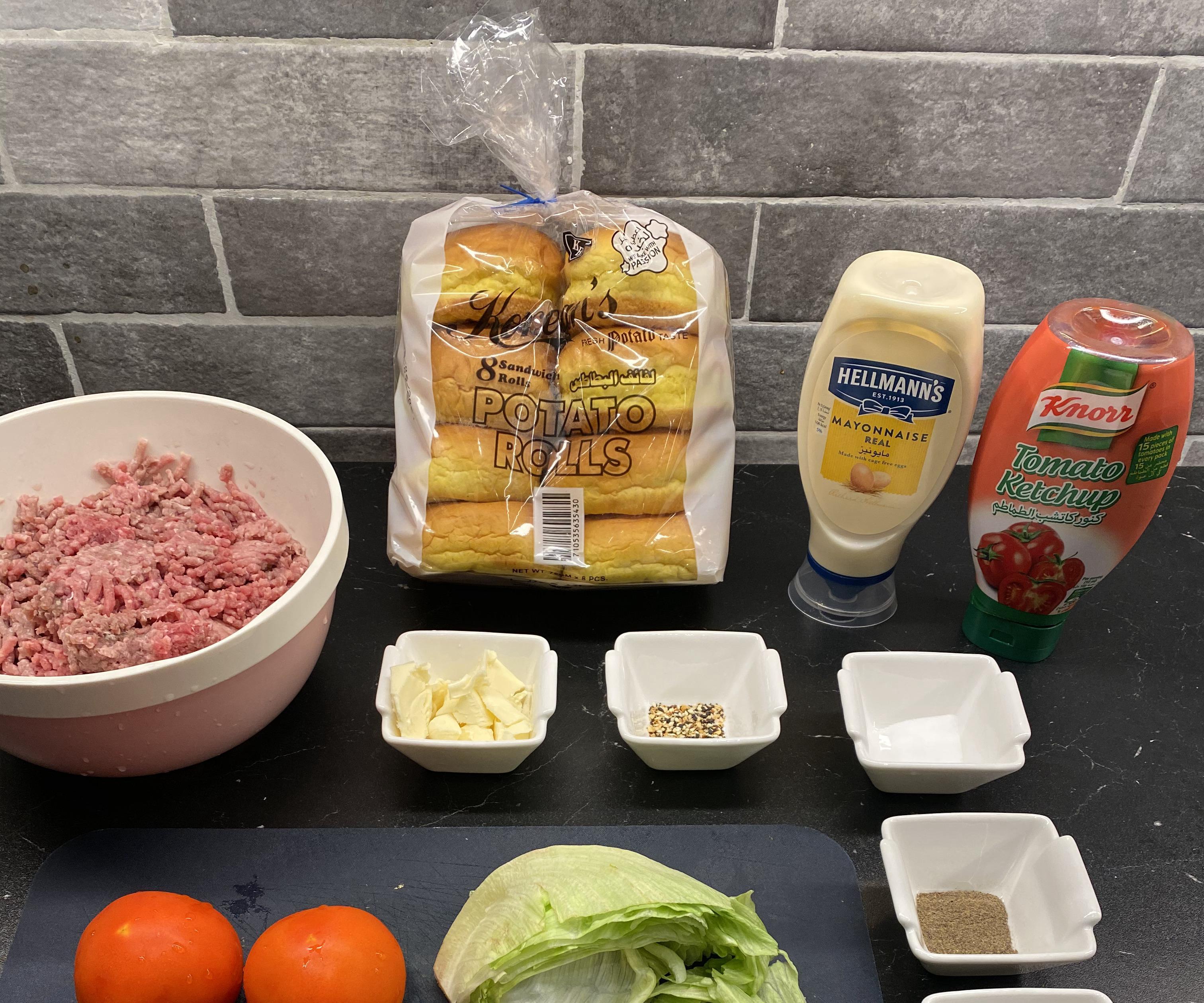 Grilled Beef Burger With a Surprise Inside