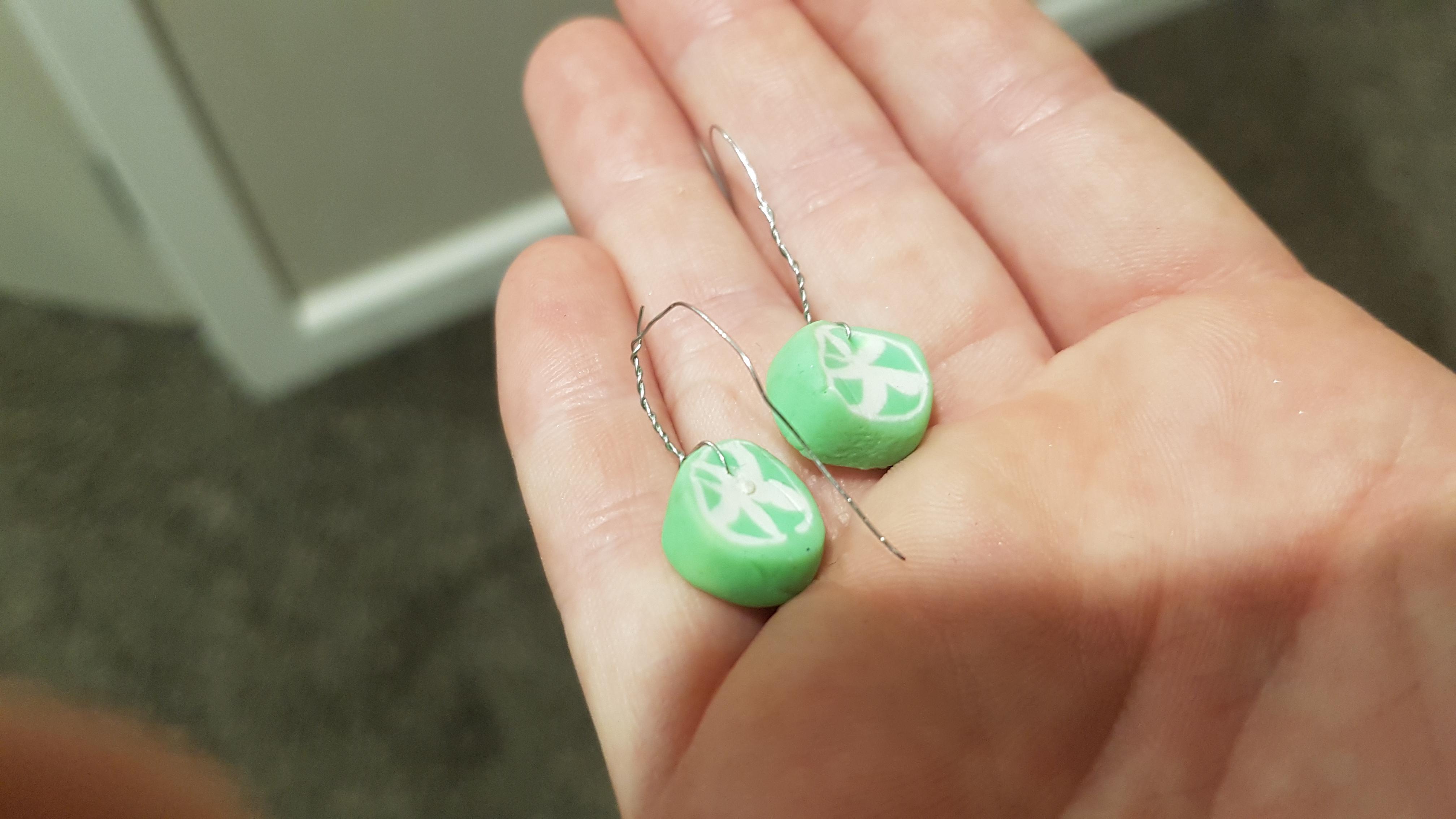 Clay Citrus Earrings