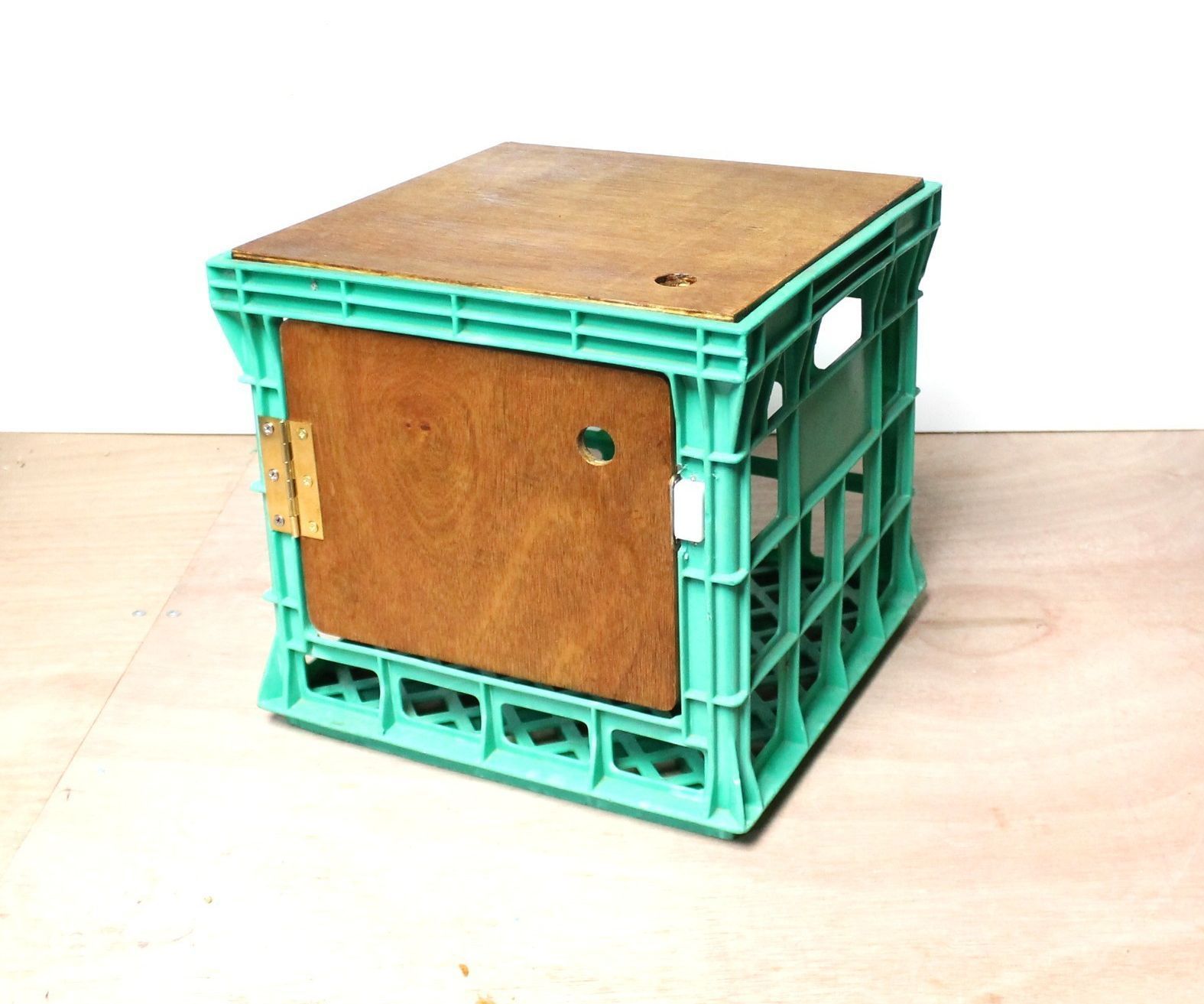 Using Milk Crates for Storage