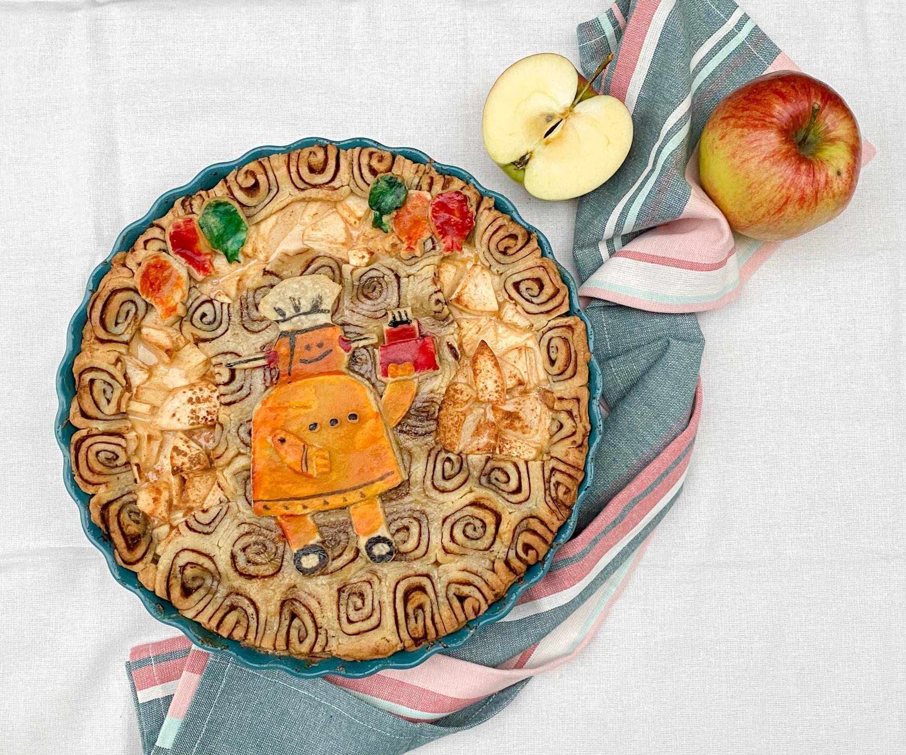 Cinnamon Crust Cream Cheese Apple Pie