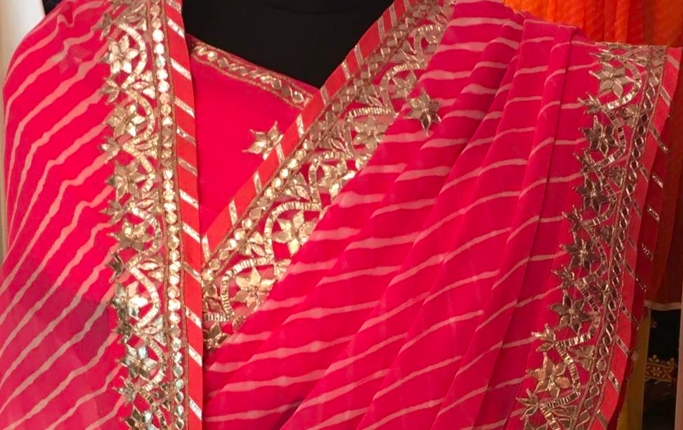 Steps to Make a Leheriya Saree