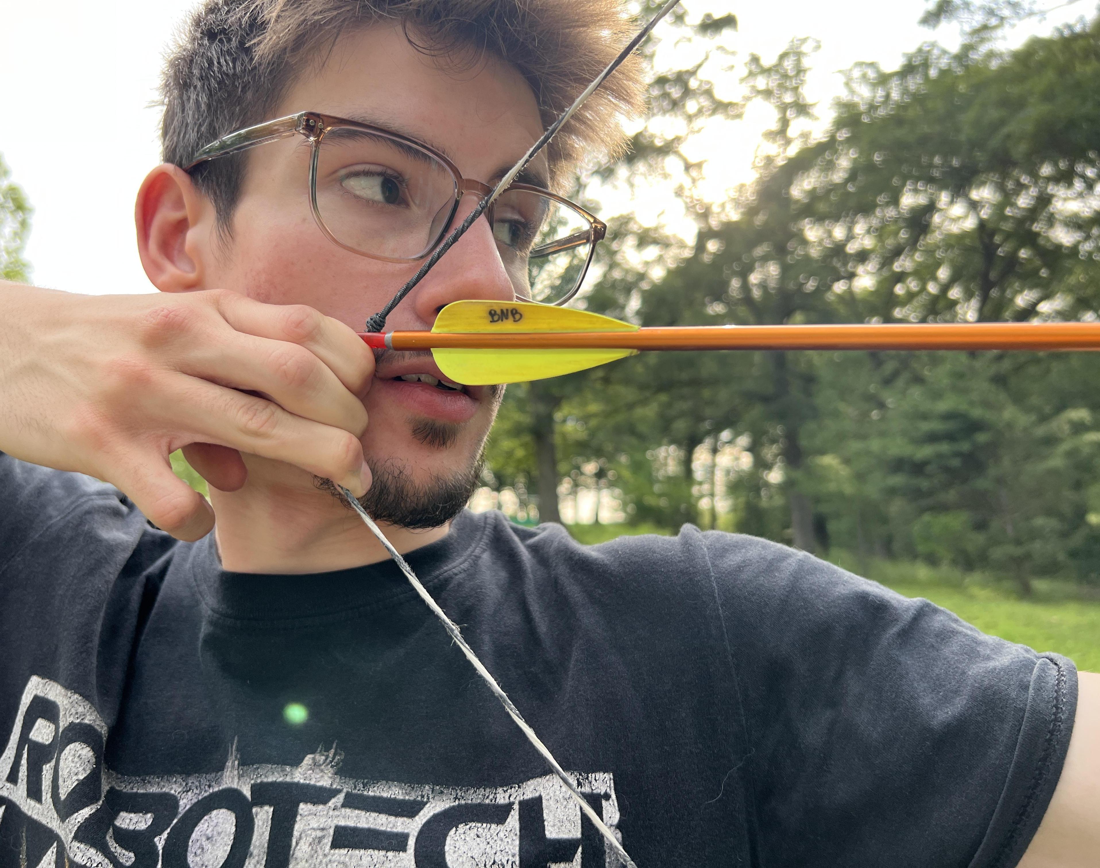 How to Shoot a Genesis Bow and Set Up a Safe Practice Range.