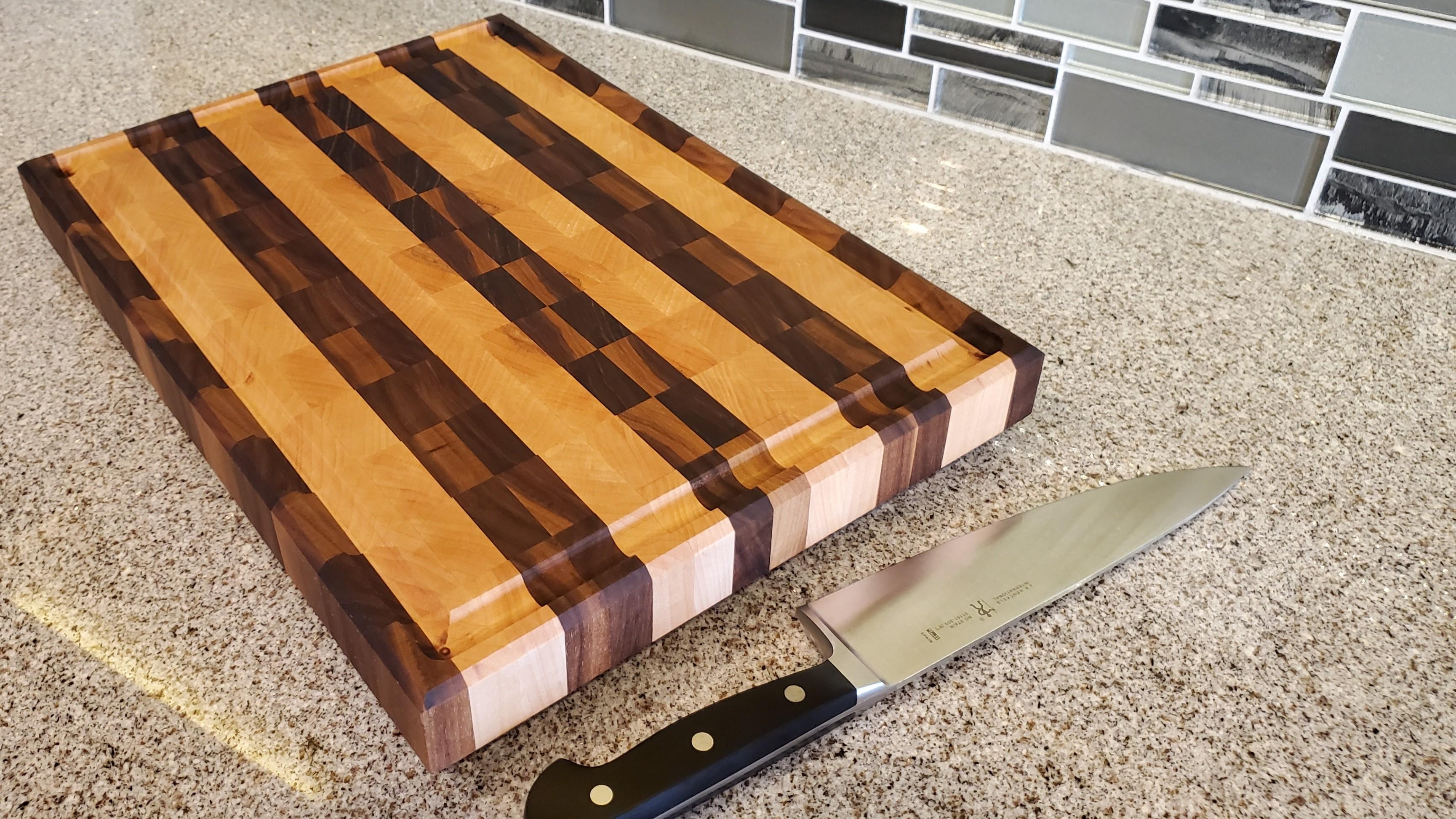Scrap Wood End Grain Cutting Board
