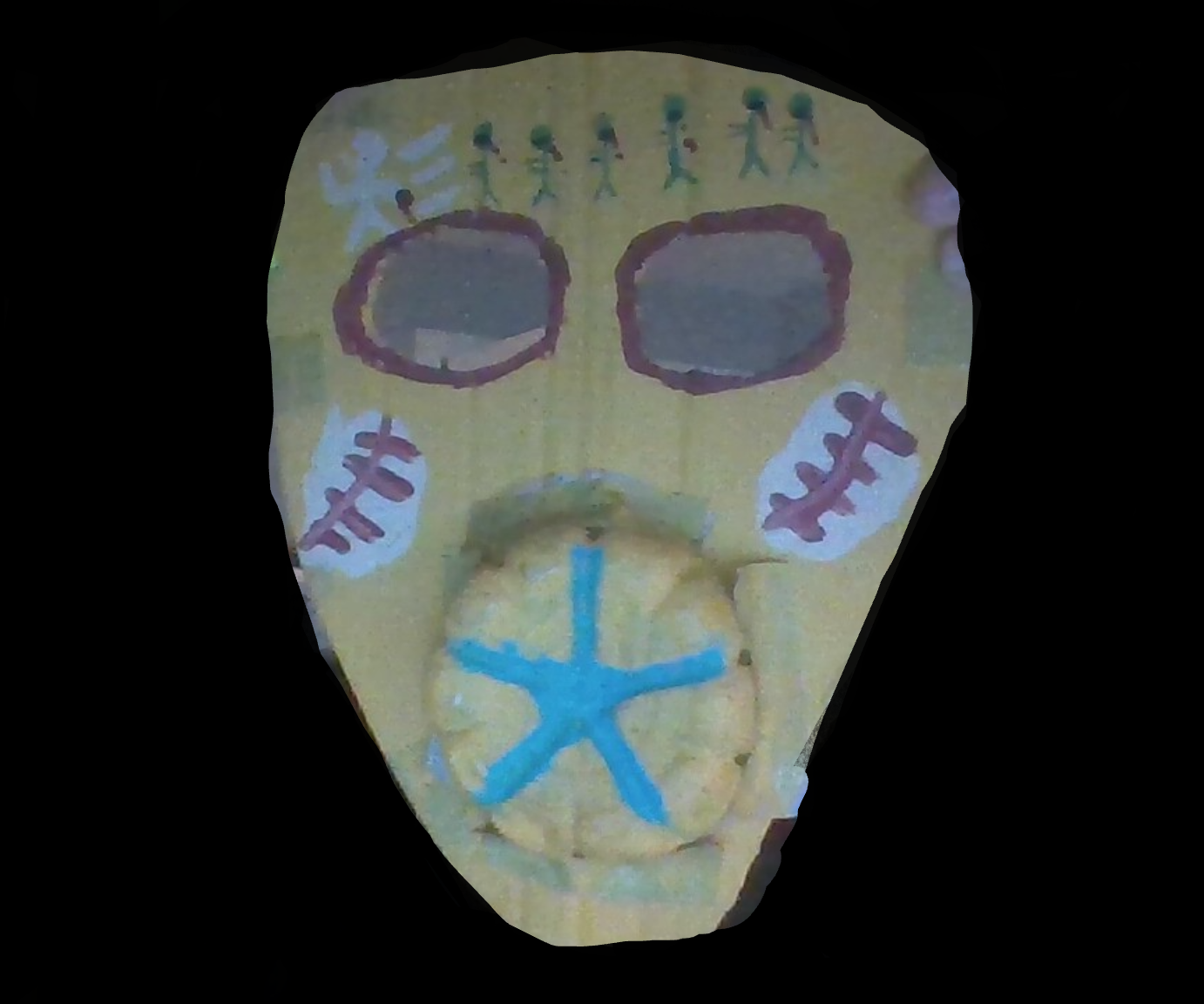 Halloween Creepy Face Mask Lol