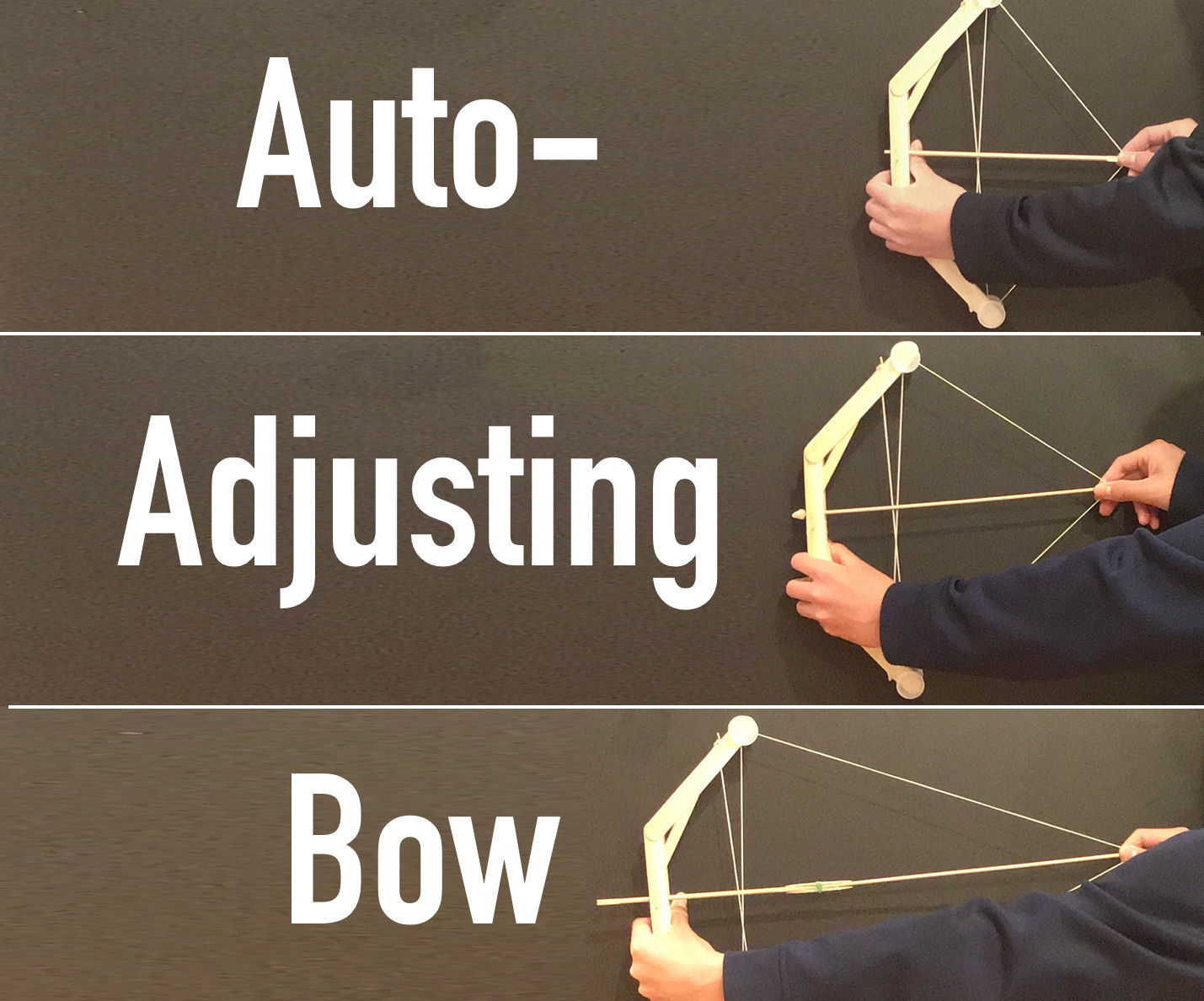 Auto-Adjusting Bow and Arrows