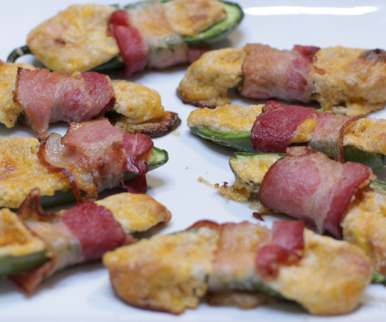 Bacon-Wrapped Jalapeno Poppers