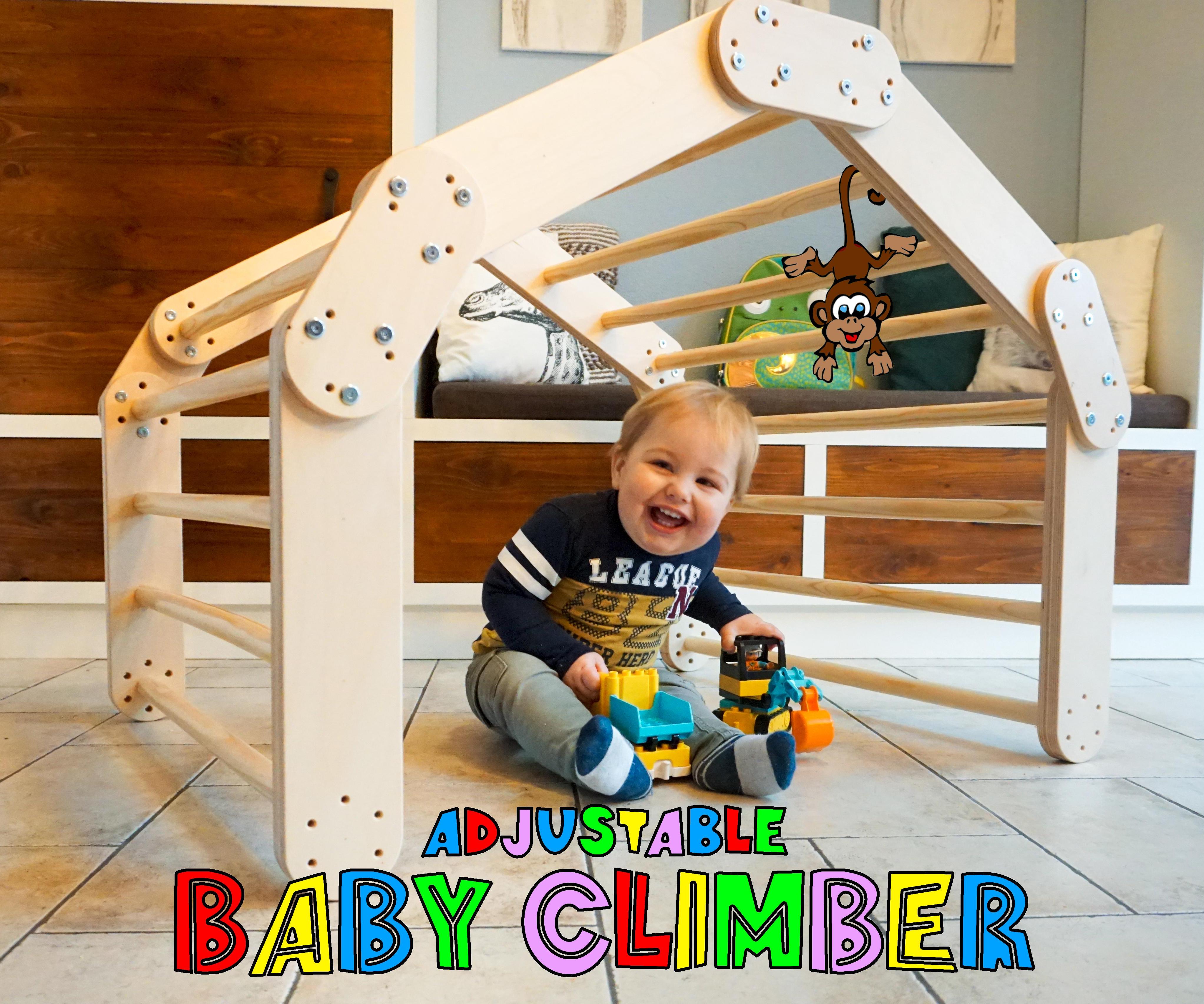 Adjustable Baby Climber - Pikler Triangle