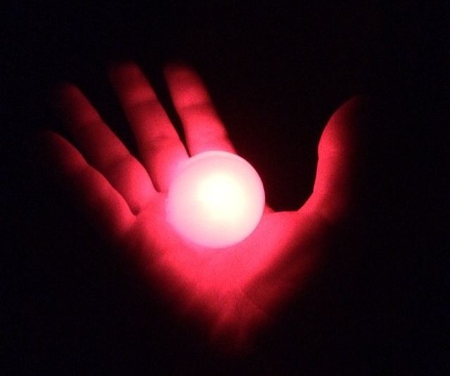 Glow in the Dark LED Ping Pong Ball