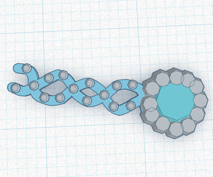 TinkerCad Twisty Earrrings