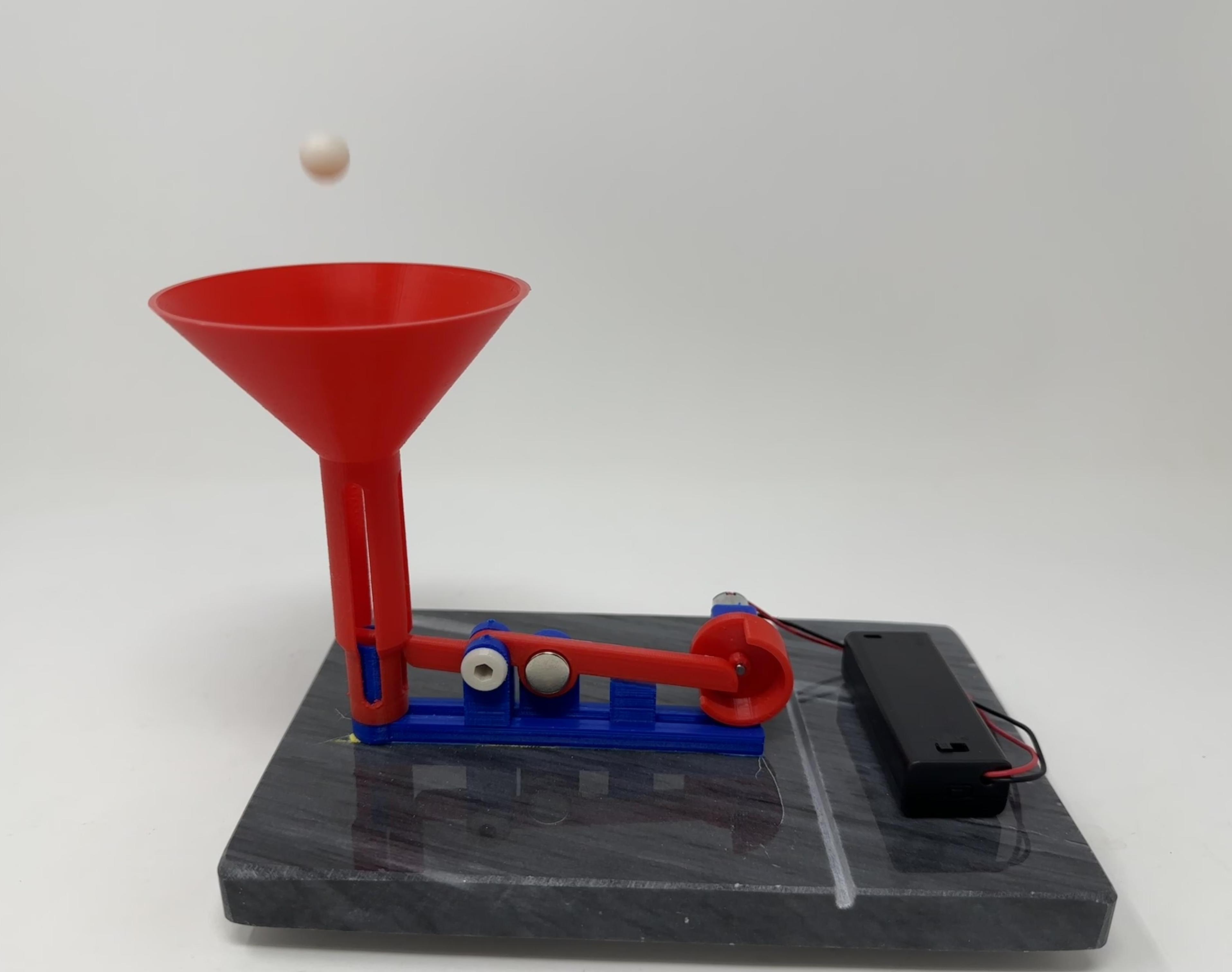 Marblevator, Marble Launch Mechanism.