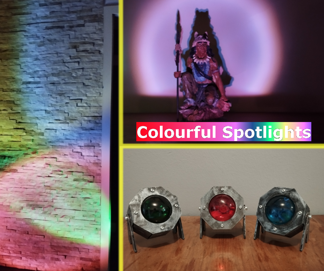 Colourful Spotlights