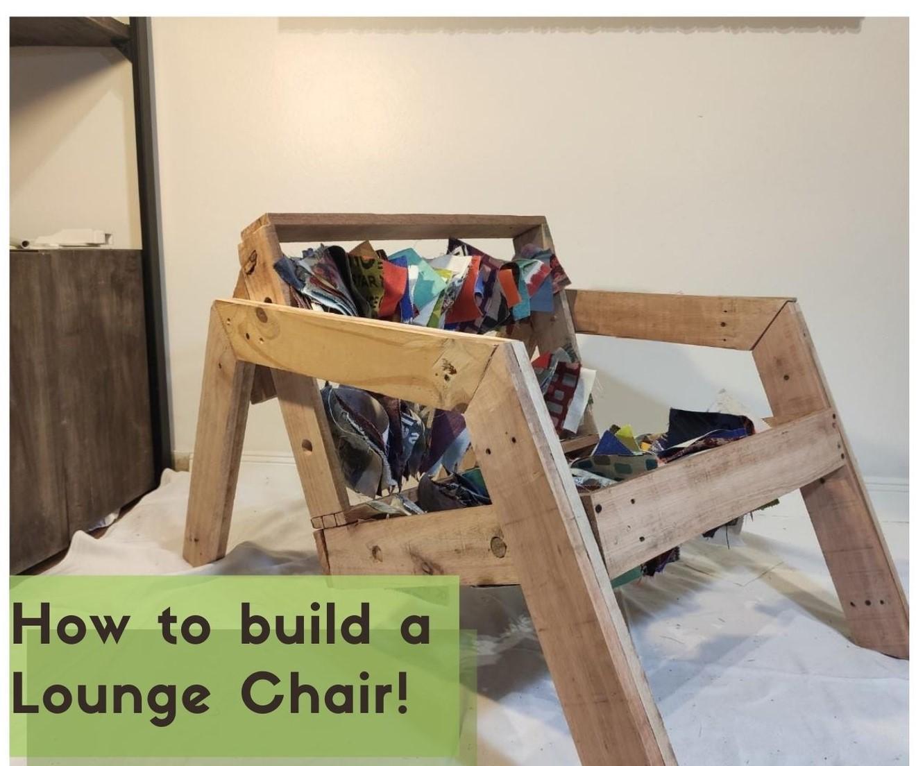 DIY Rustic Lounge Chair